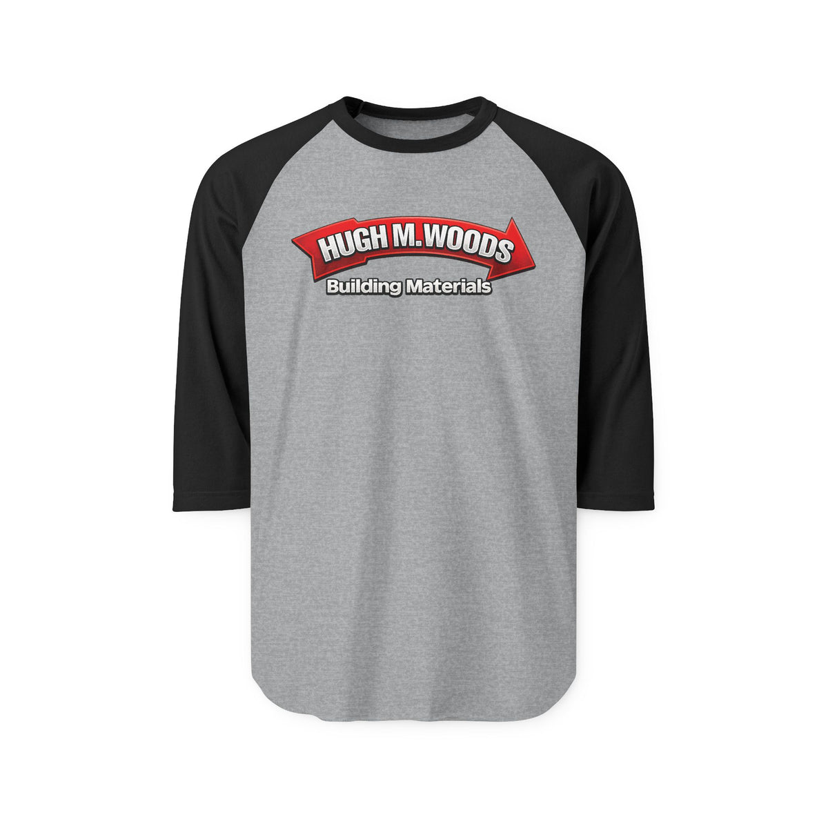 HUGH M WOODS | Retro Baseball Tee