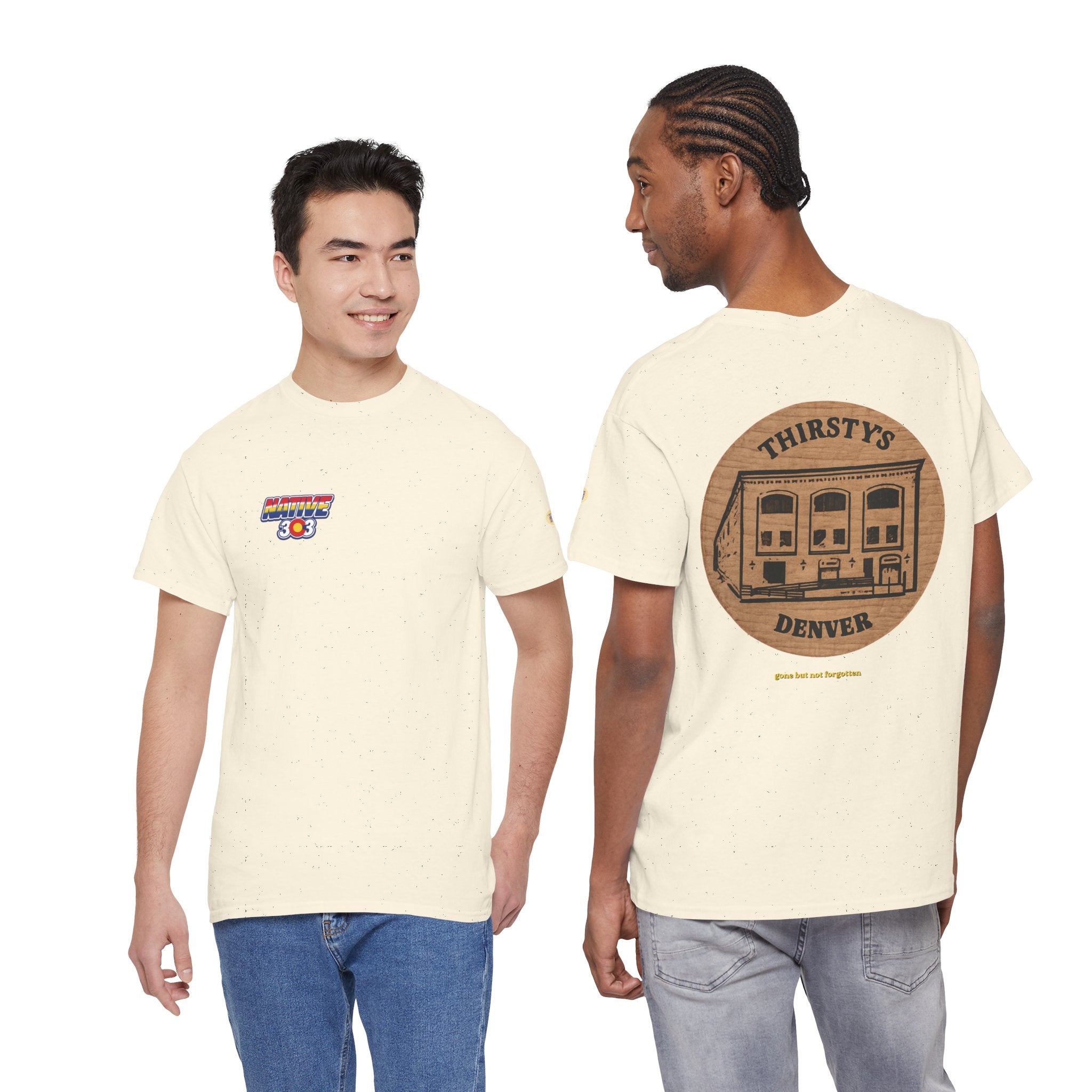THIRSTY'S token - vintage Denver gear