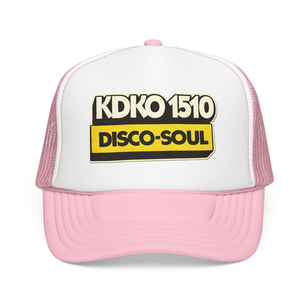 1510 AM KDKO Trucker Hat — Vintage Sailboat Foam Cap
