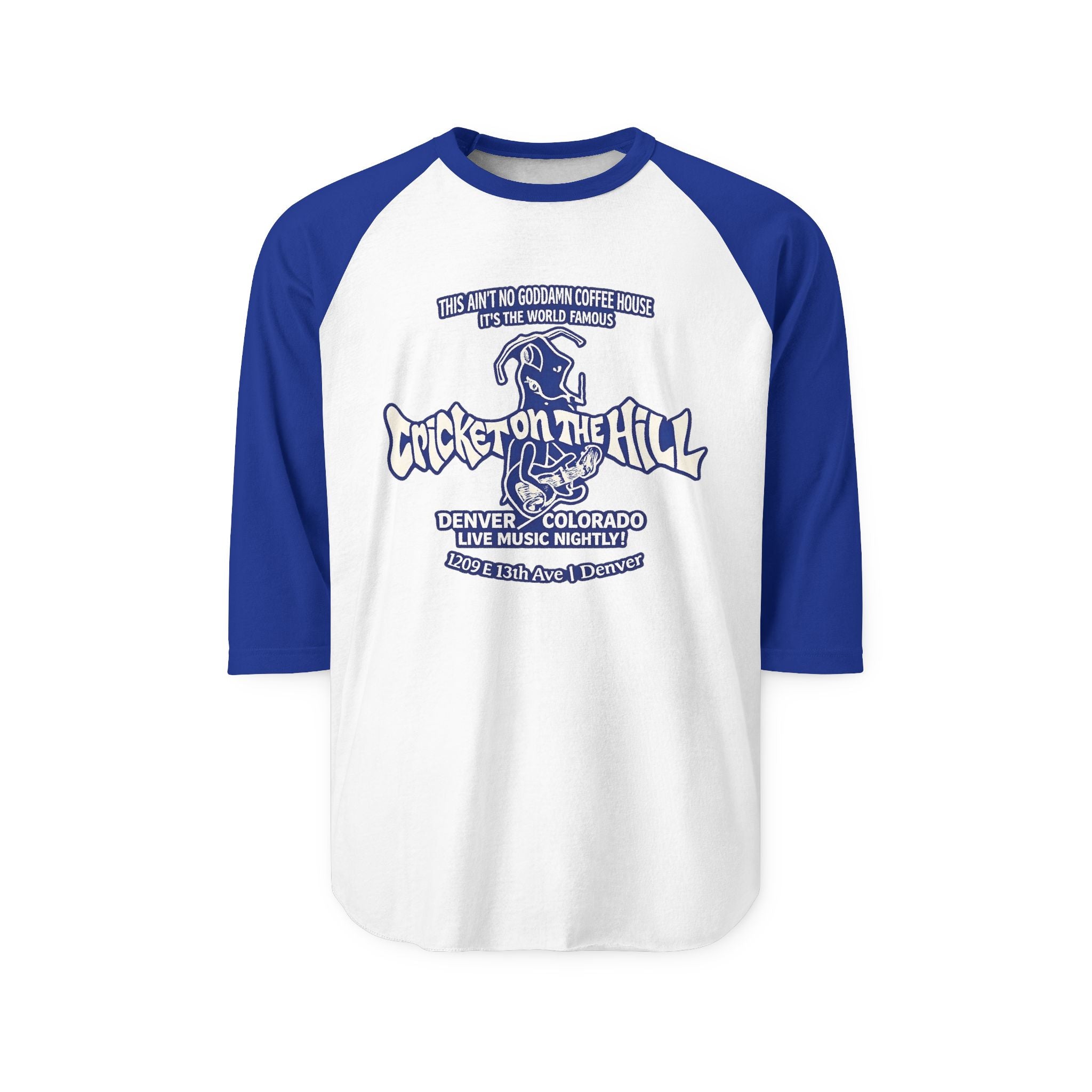 CRICKET ON THE HILL - Baseball Shirt