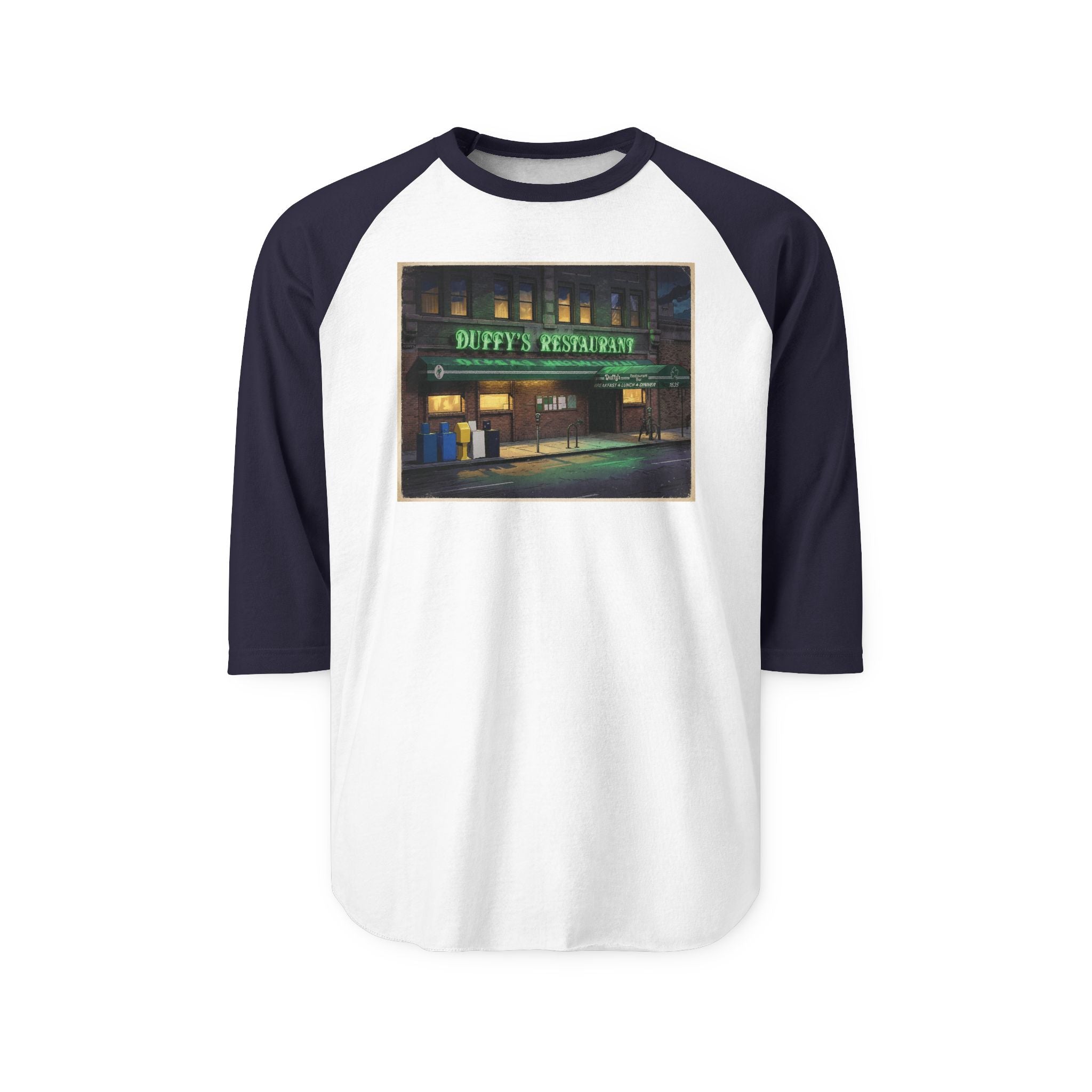 Duffy's Restaurant | Retro Baseball Tee