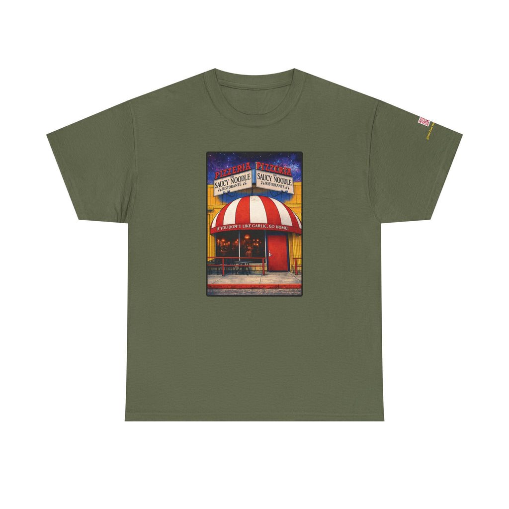 The Saucy Noodle - Garlic - vintage Denver gear
