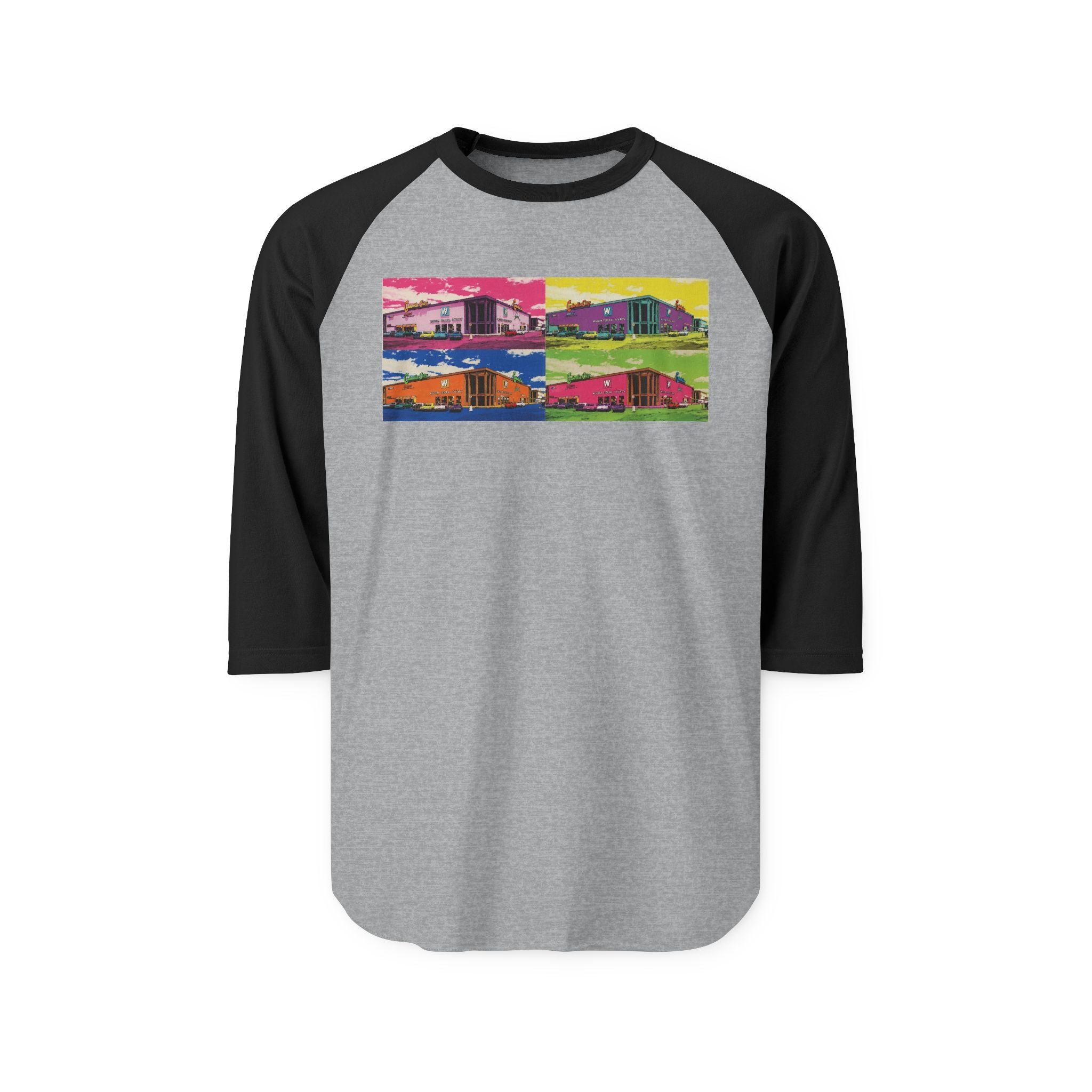 CINDERELLA CITY MALL COLLAGE | Retro Baseball Tee