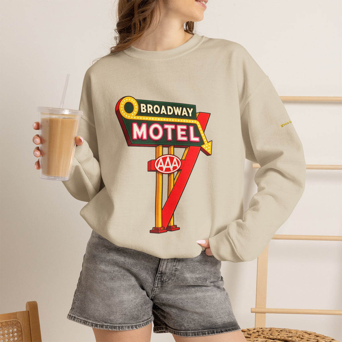 Broadway Motel sign | Native303 Sweatshirt