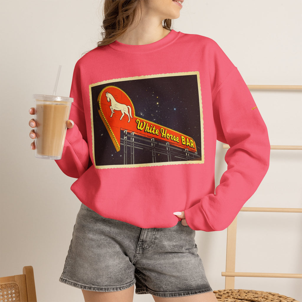 White Horse Bar sign | Native303 Sweatshirt
