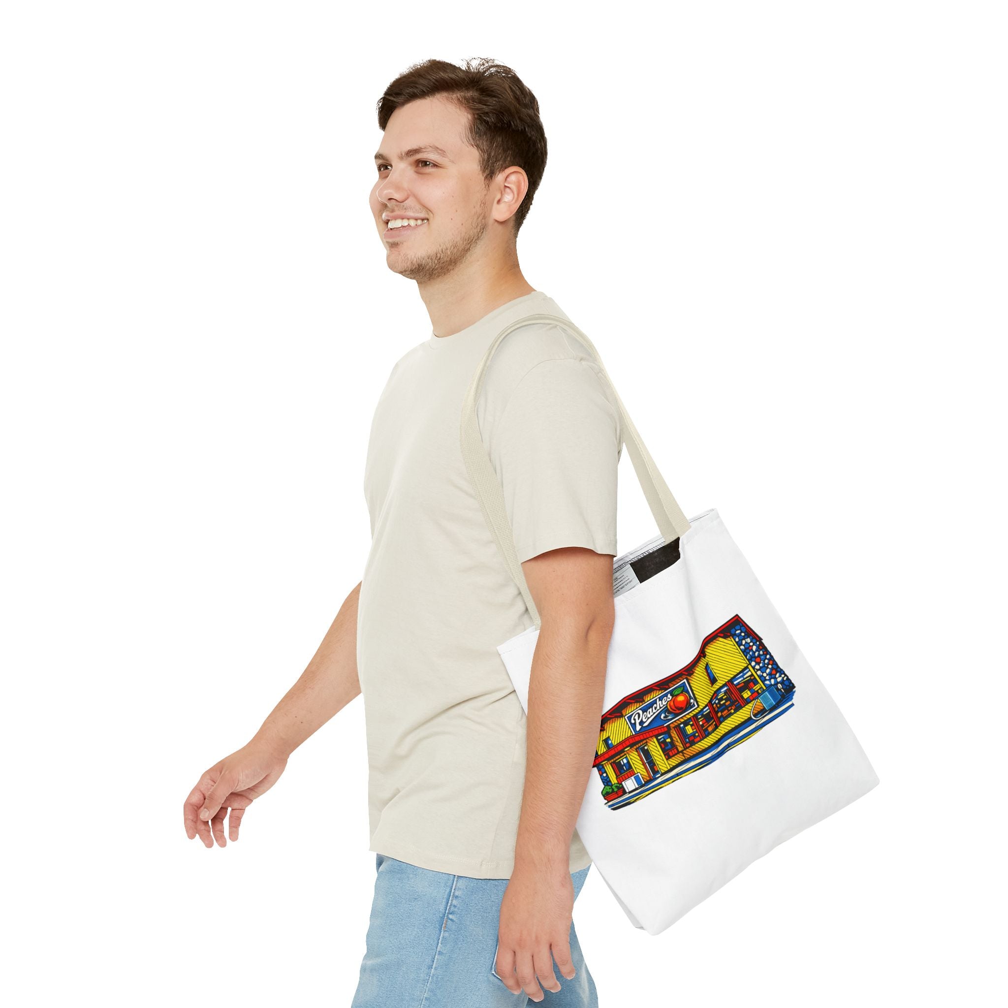 Peaches Records and Tapes (NATIVE303 colors)  in Tote