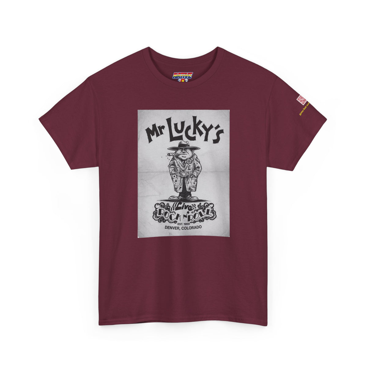 Mr Luckys B/W flyer - vintage Metro Denver gear