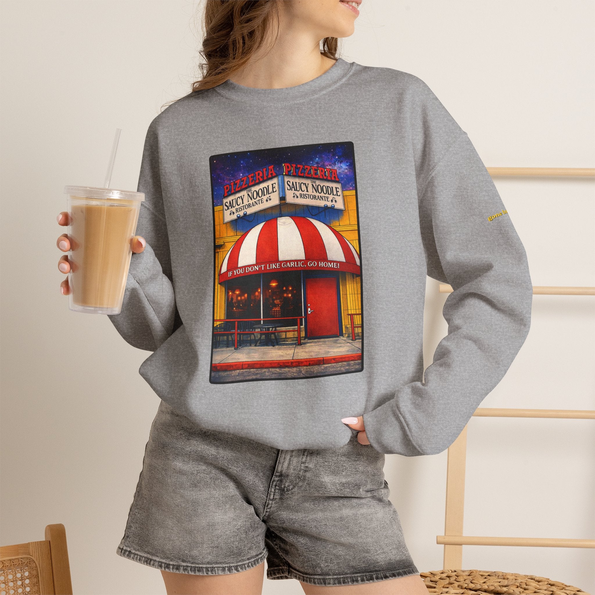 Saucy Noodle Garlic | Native303 Sweatshirt