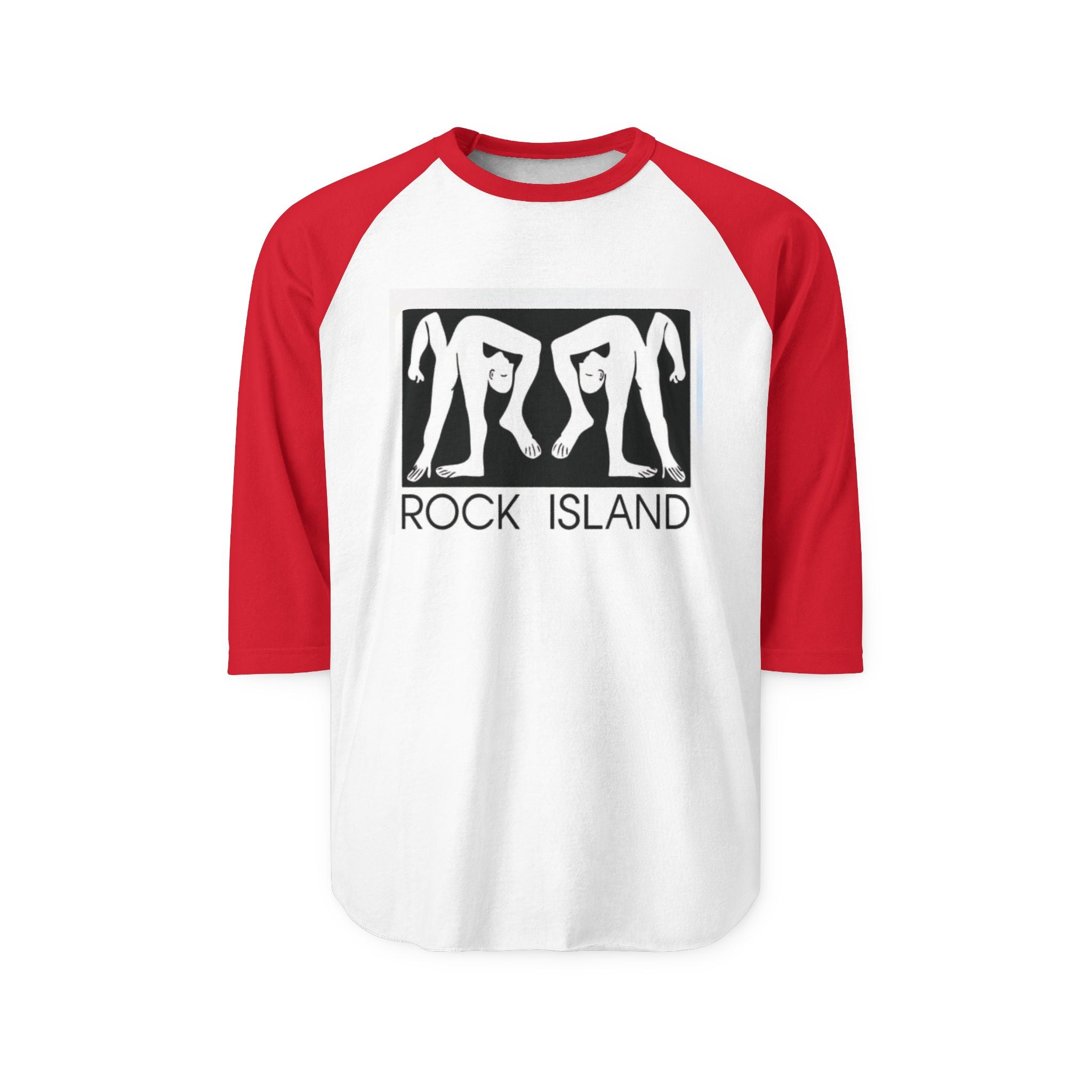 ROCK ISLAND LOGO | vintage Denver Retro Baseball Tee