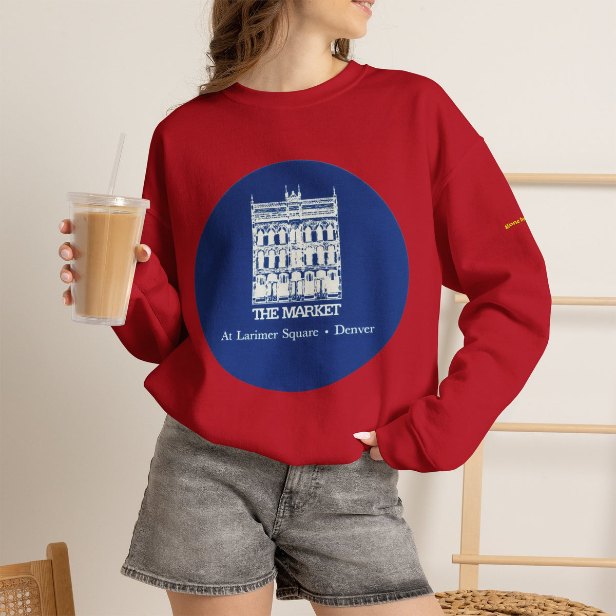The Market - blue coaster | Native303 Sweatshirt
