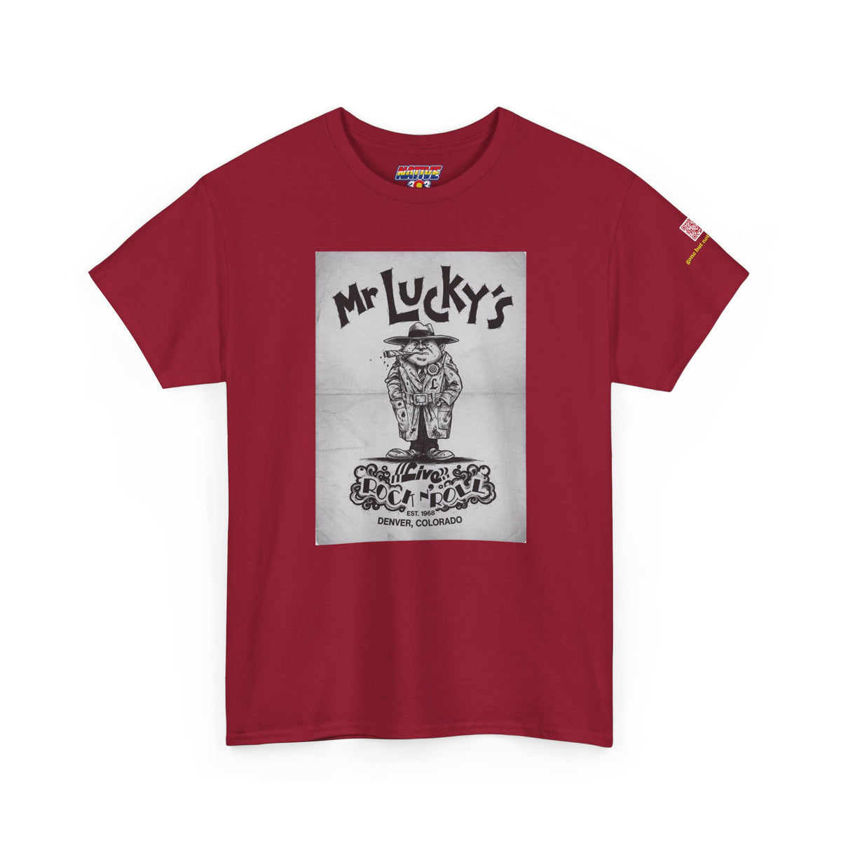 Mr Luckys B/W flyer - vintage Metro Denver gear
