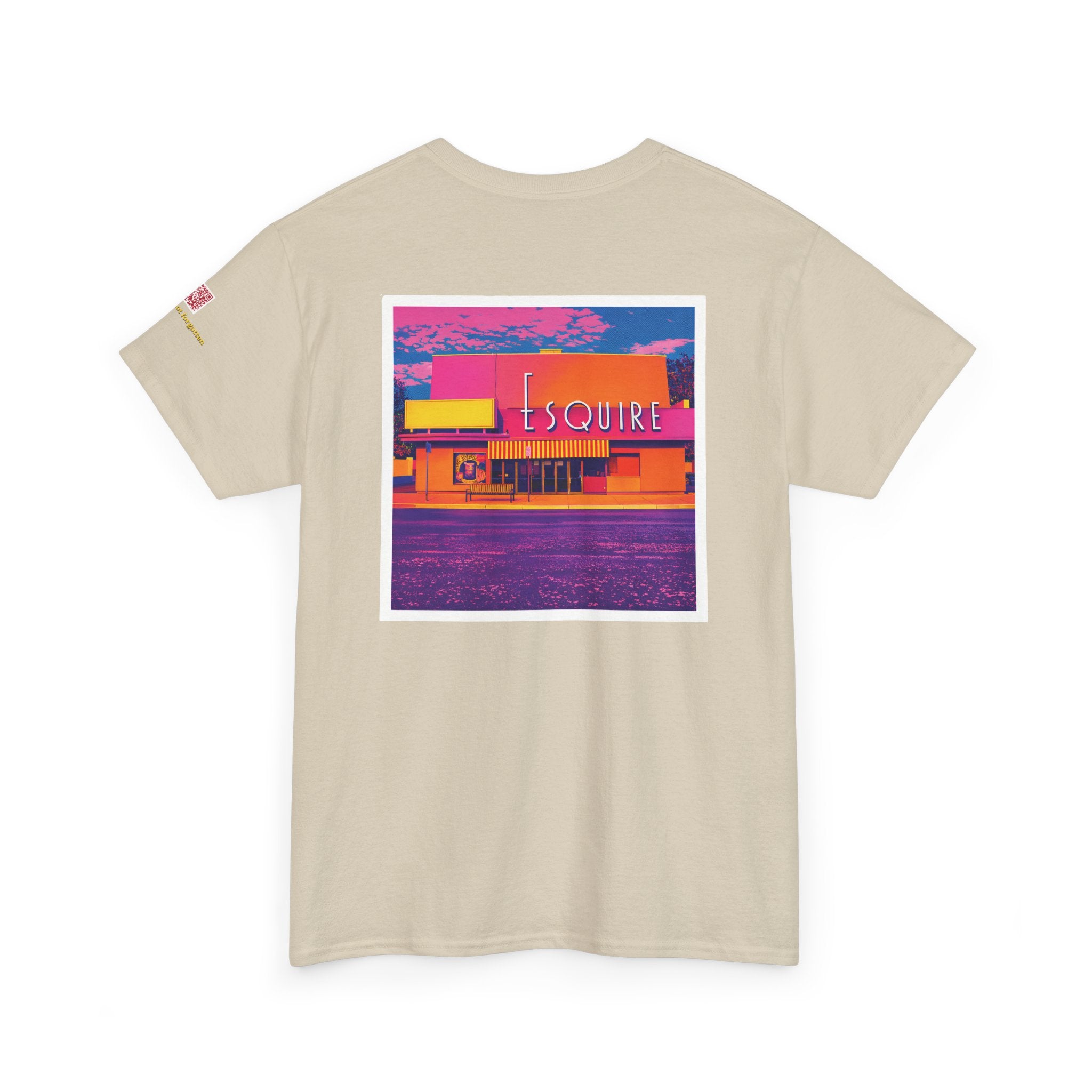 ESQUIRE THEATER neon pop art - vintage Denver gear