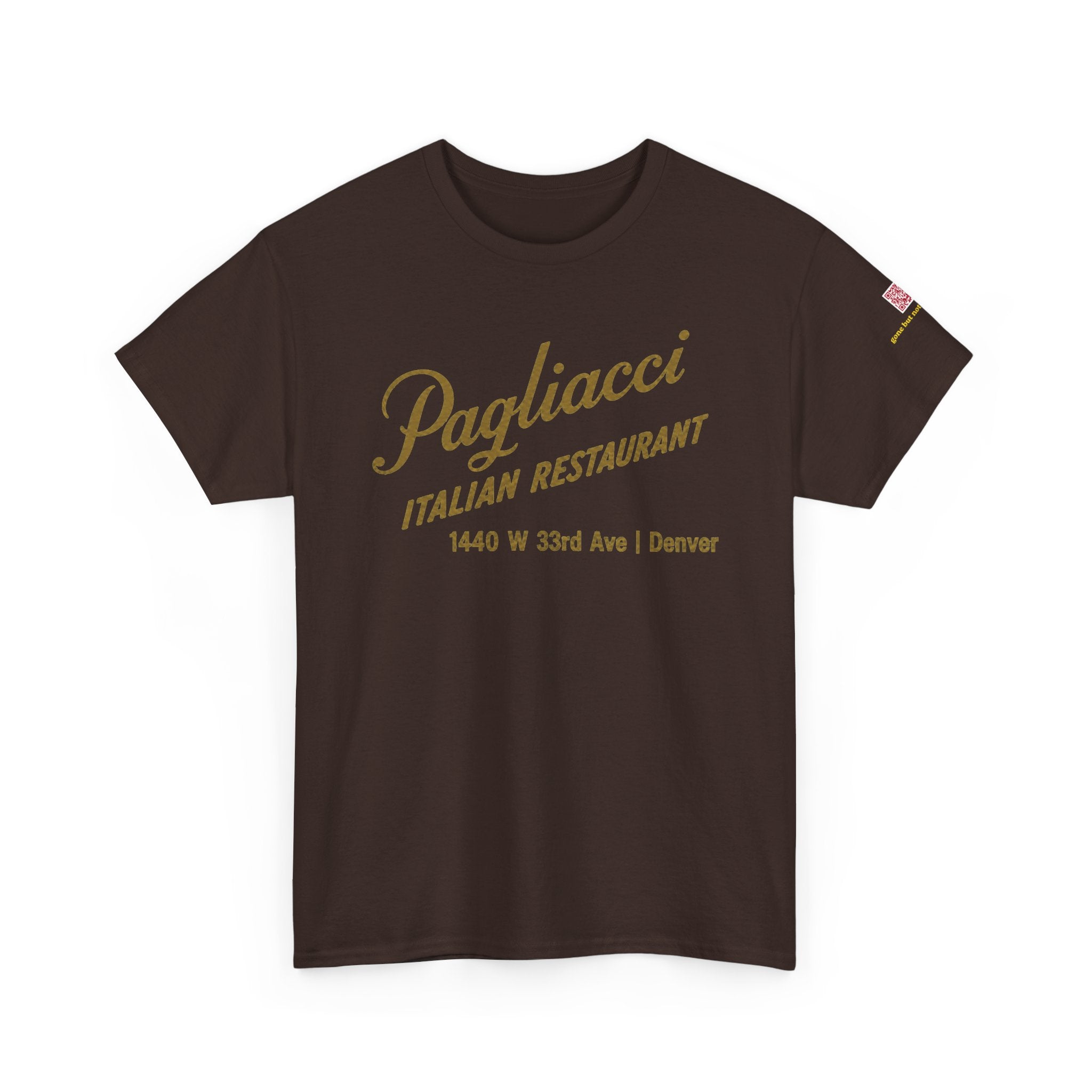 Pagliacci Italian restaurant - vintage Denver gear