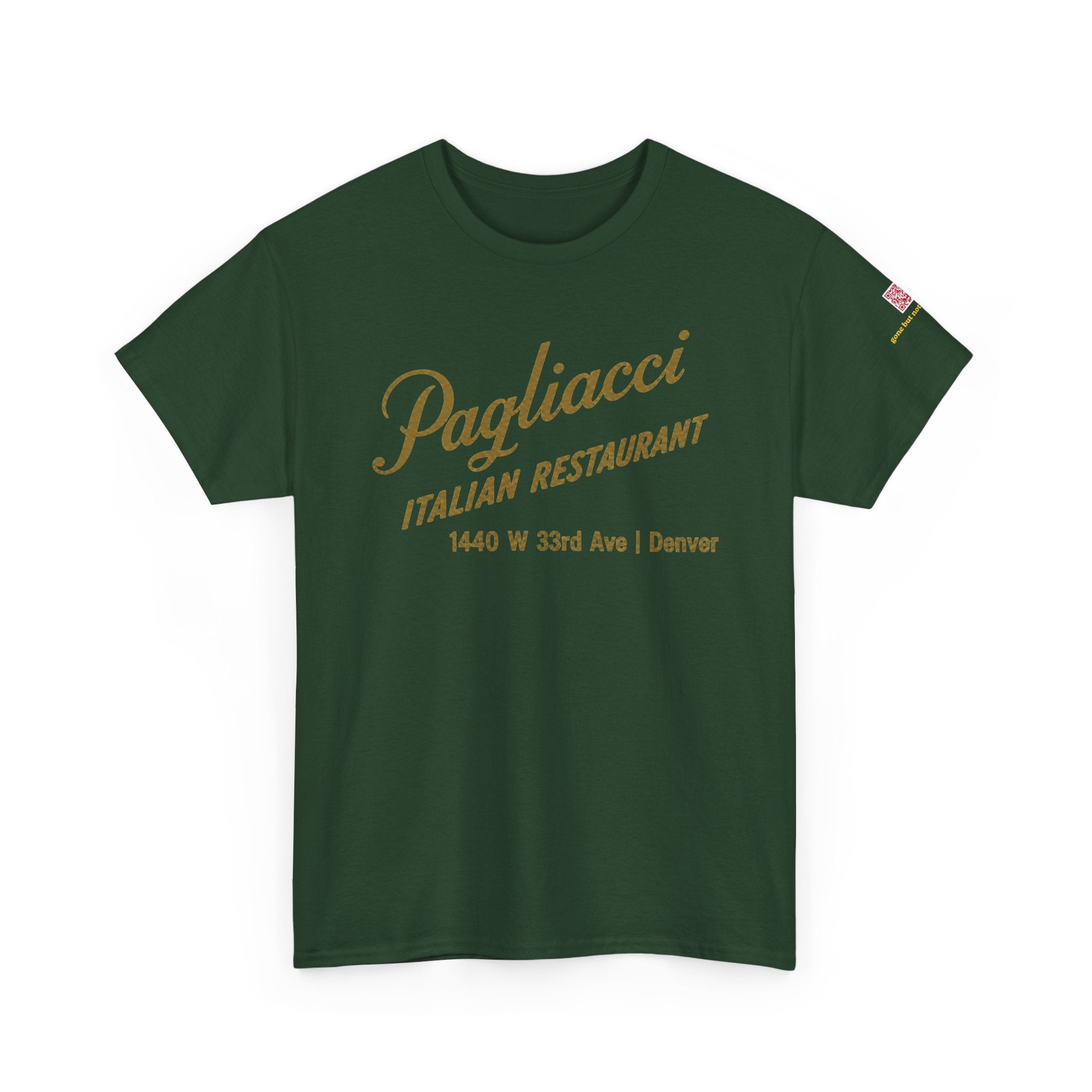 Pagliacci Italian restaurant - vintage Denver gear