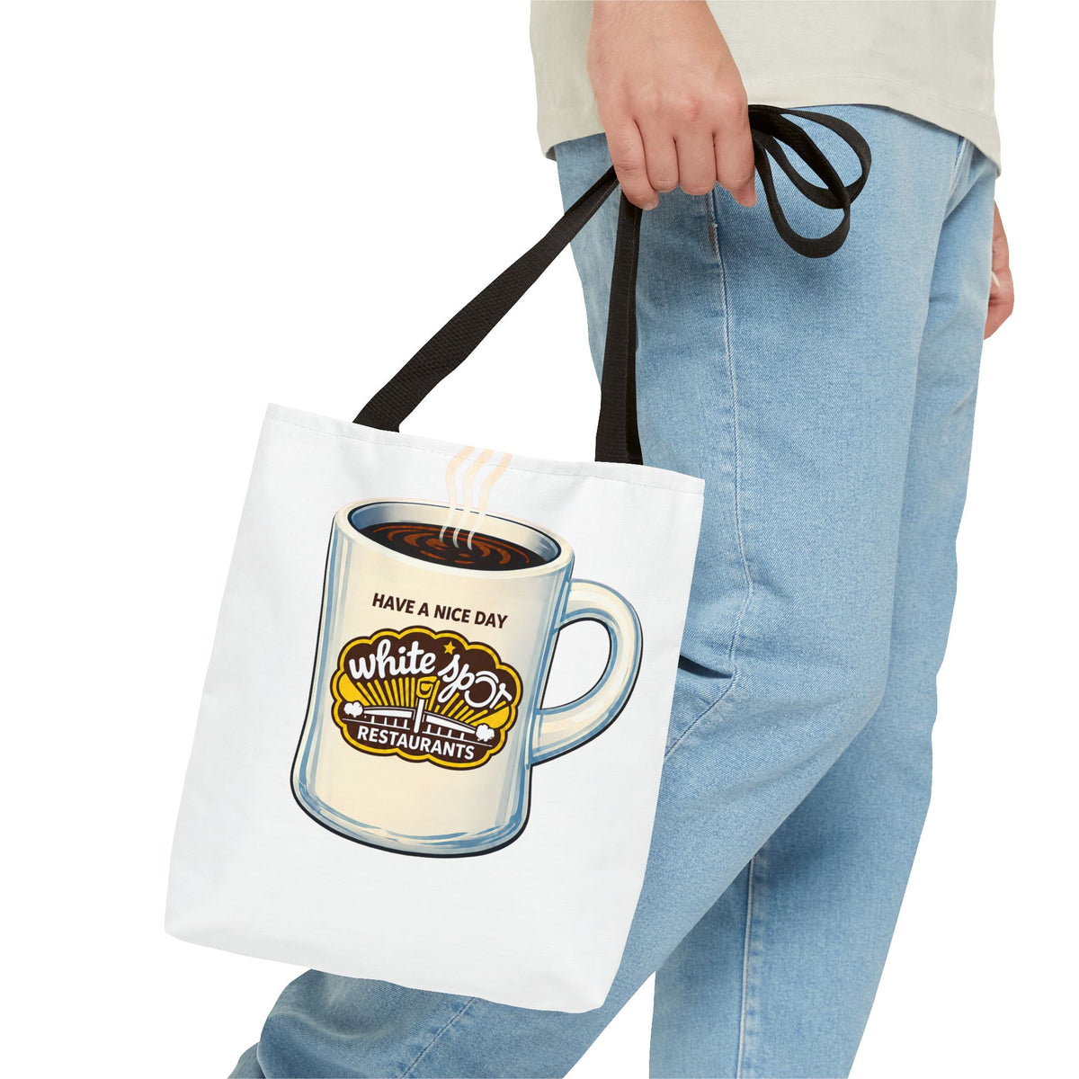 White Spot Mug Tote