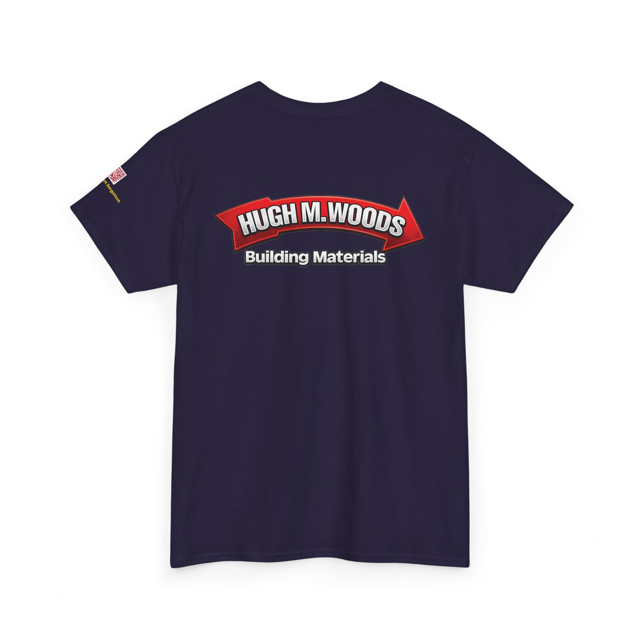 HUGH M WOODS logo - vintage Metro Denver gear