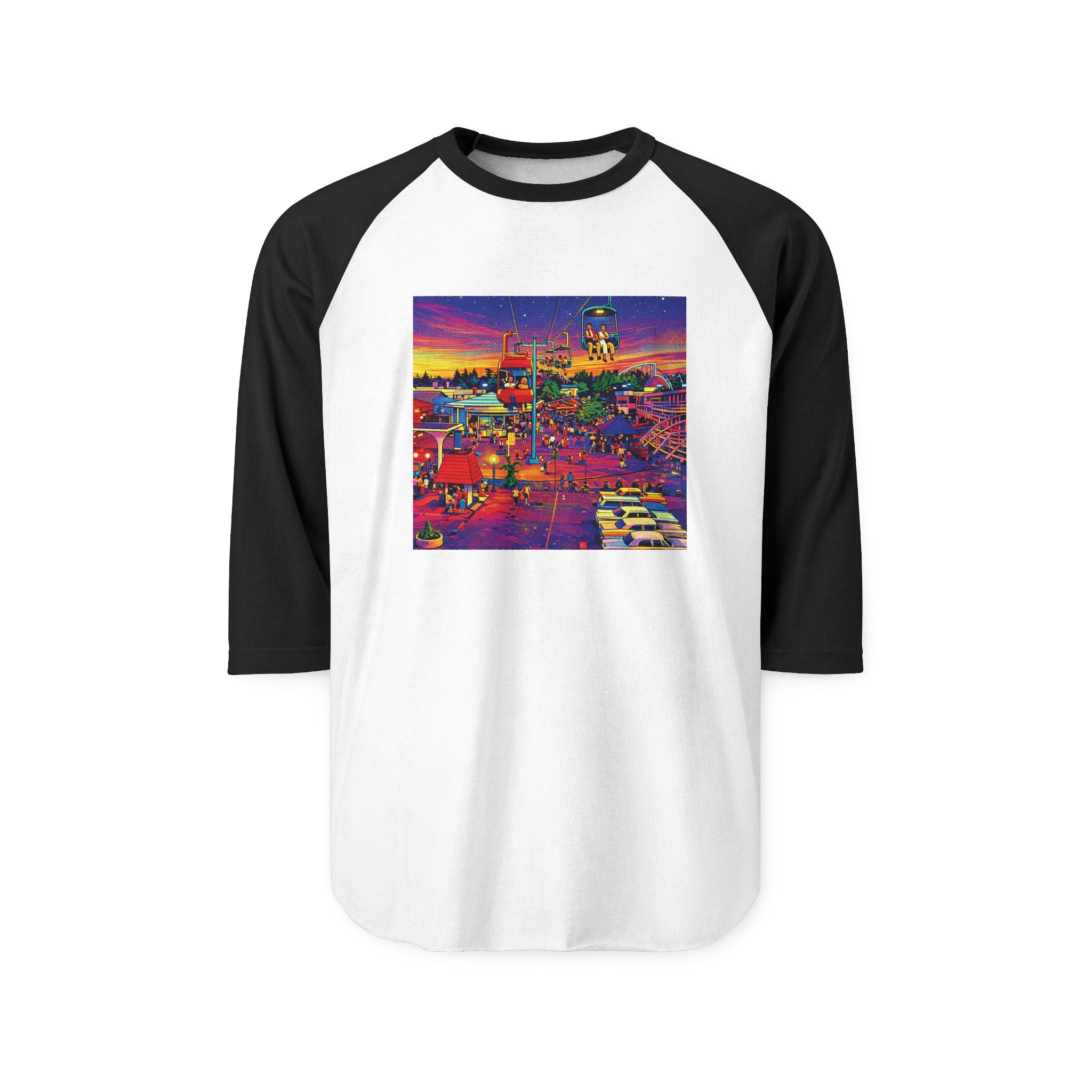 ELITCH GARDENS NEON POP ART | Retro Baseball Tee