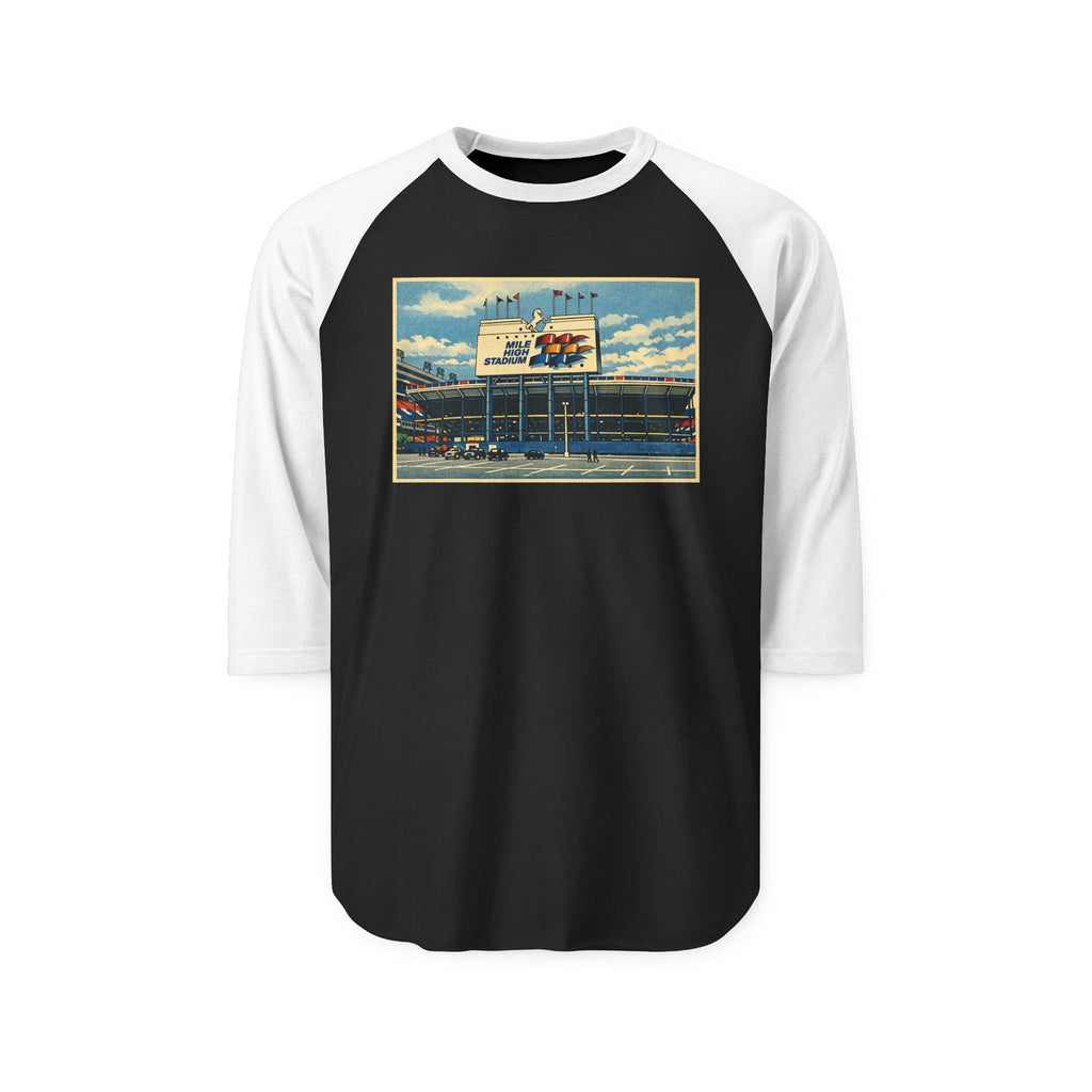 MILE HIGH STADIUM | Retro Baseball Tee