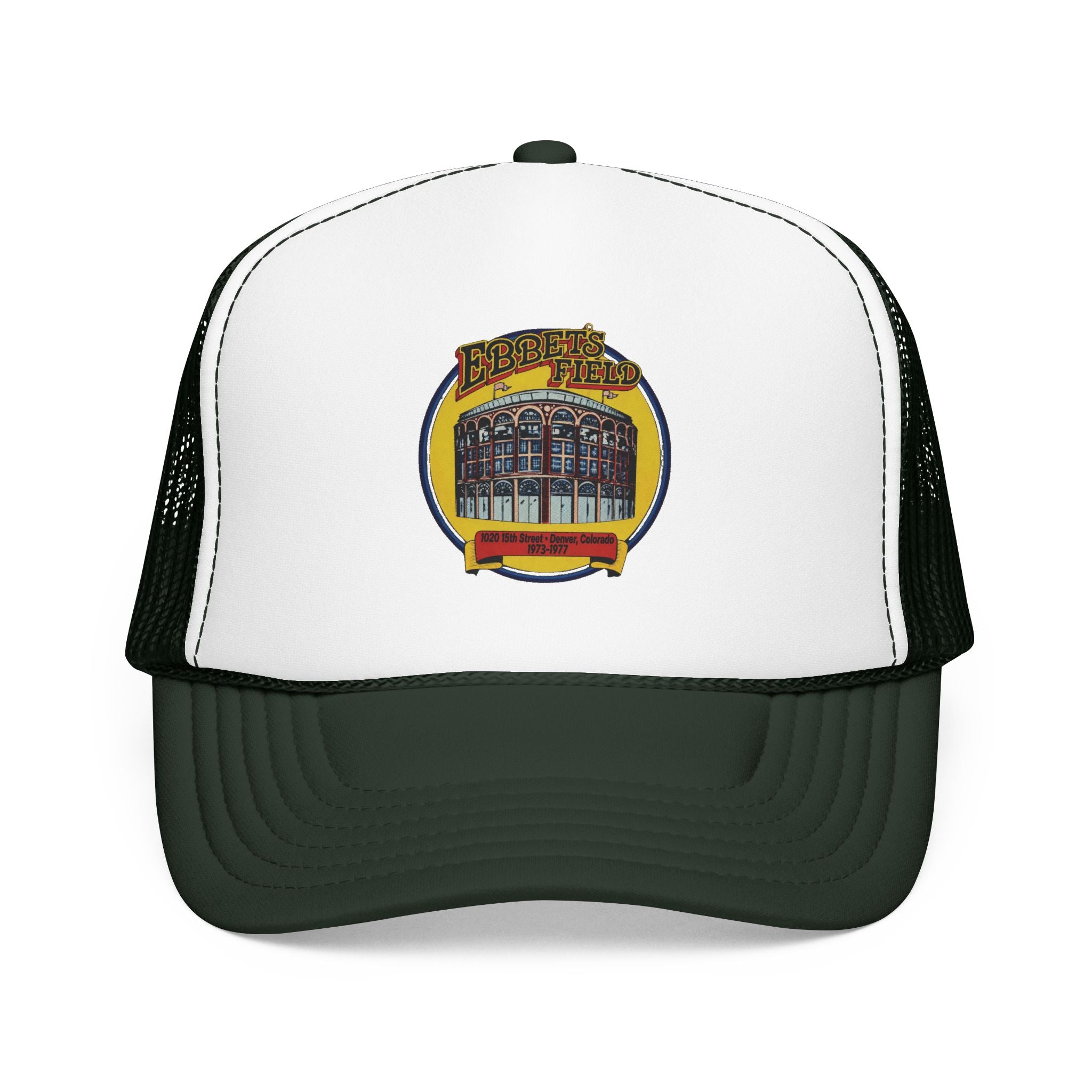Ebbet's Field Trucker Hat — Vintage Sailboat Foam Cap