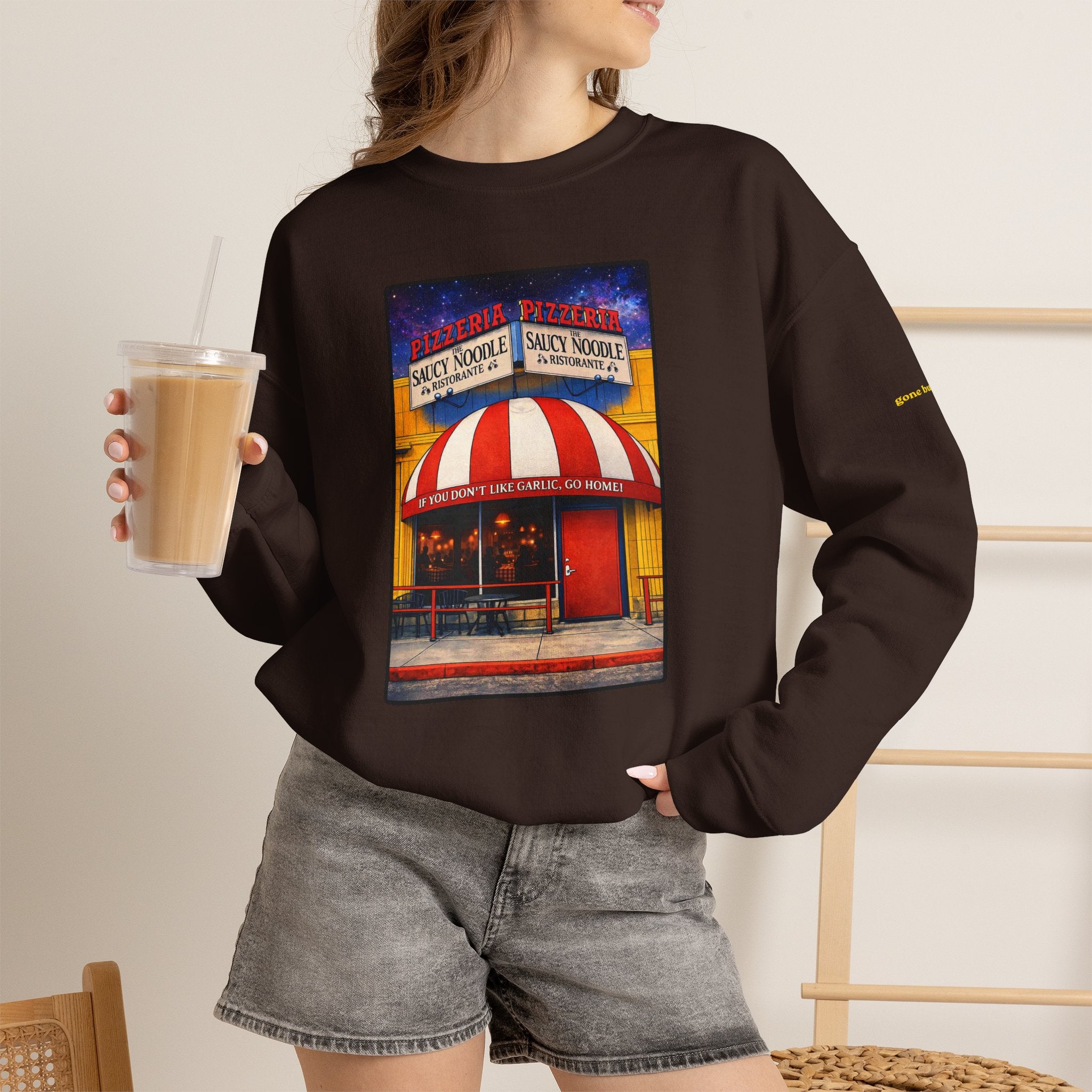 Saucy Noodle Garlic | Native303 Sweatshirt