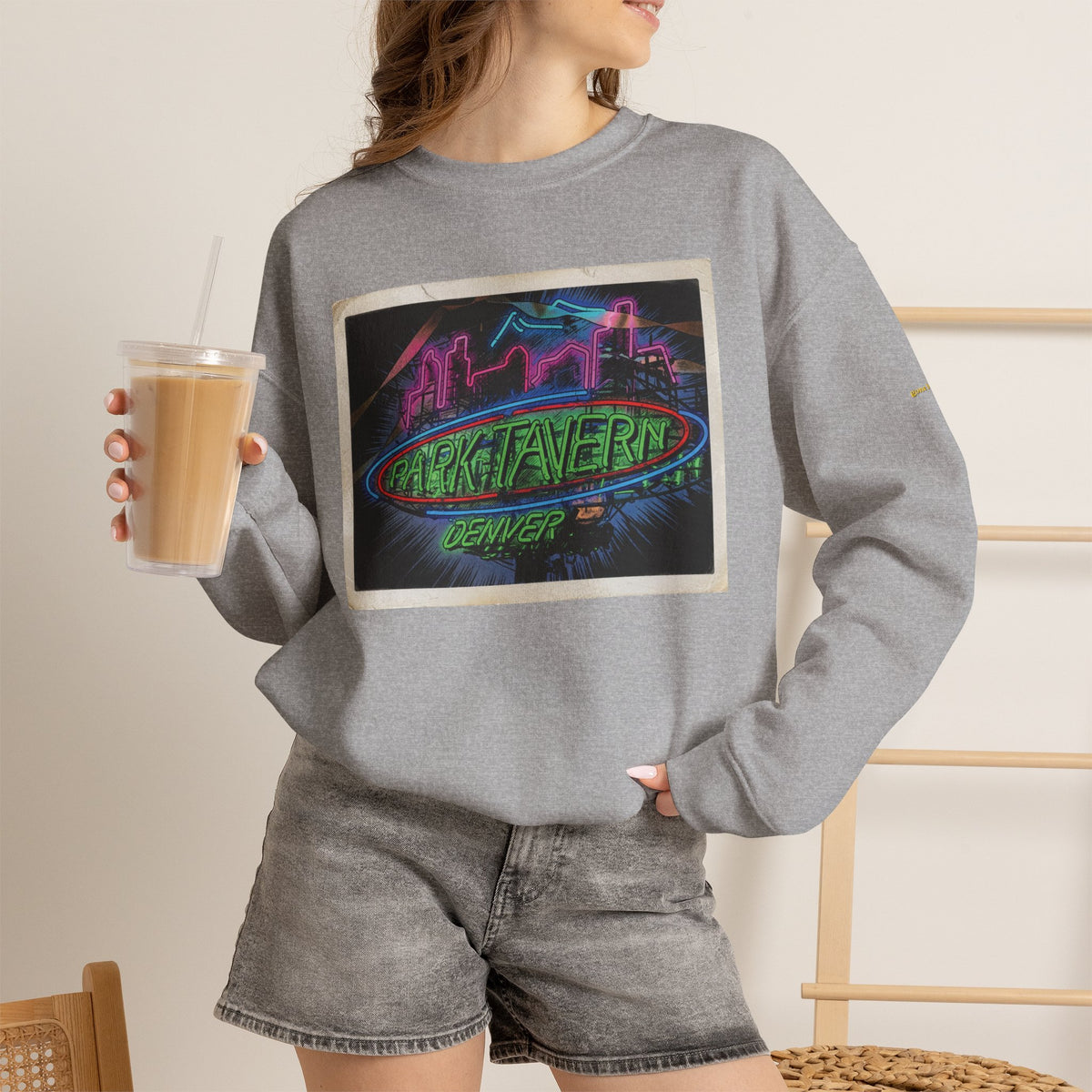 Park Tavern neon sign | Native303 Sweatshirt