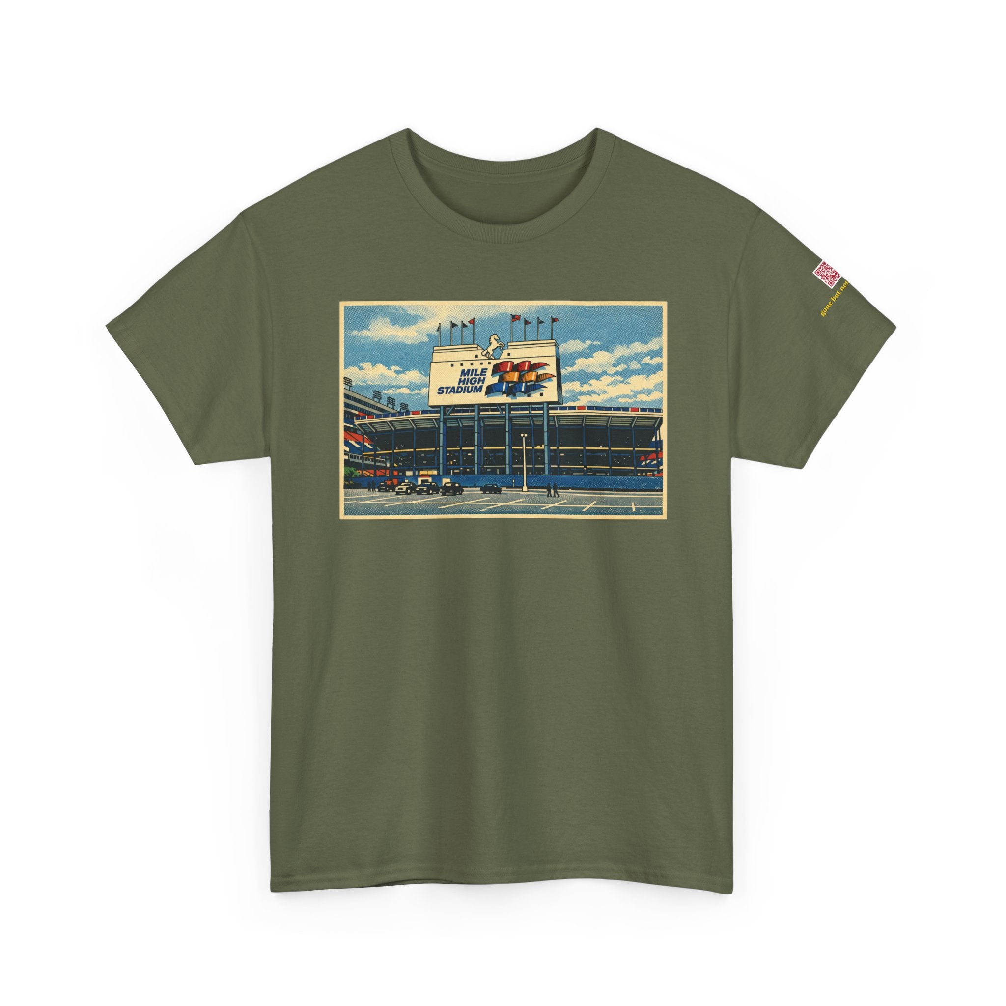 Mile High Stadium - retro pop-art imagining - vintage Denver gear