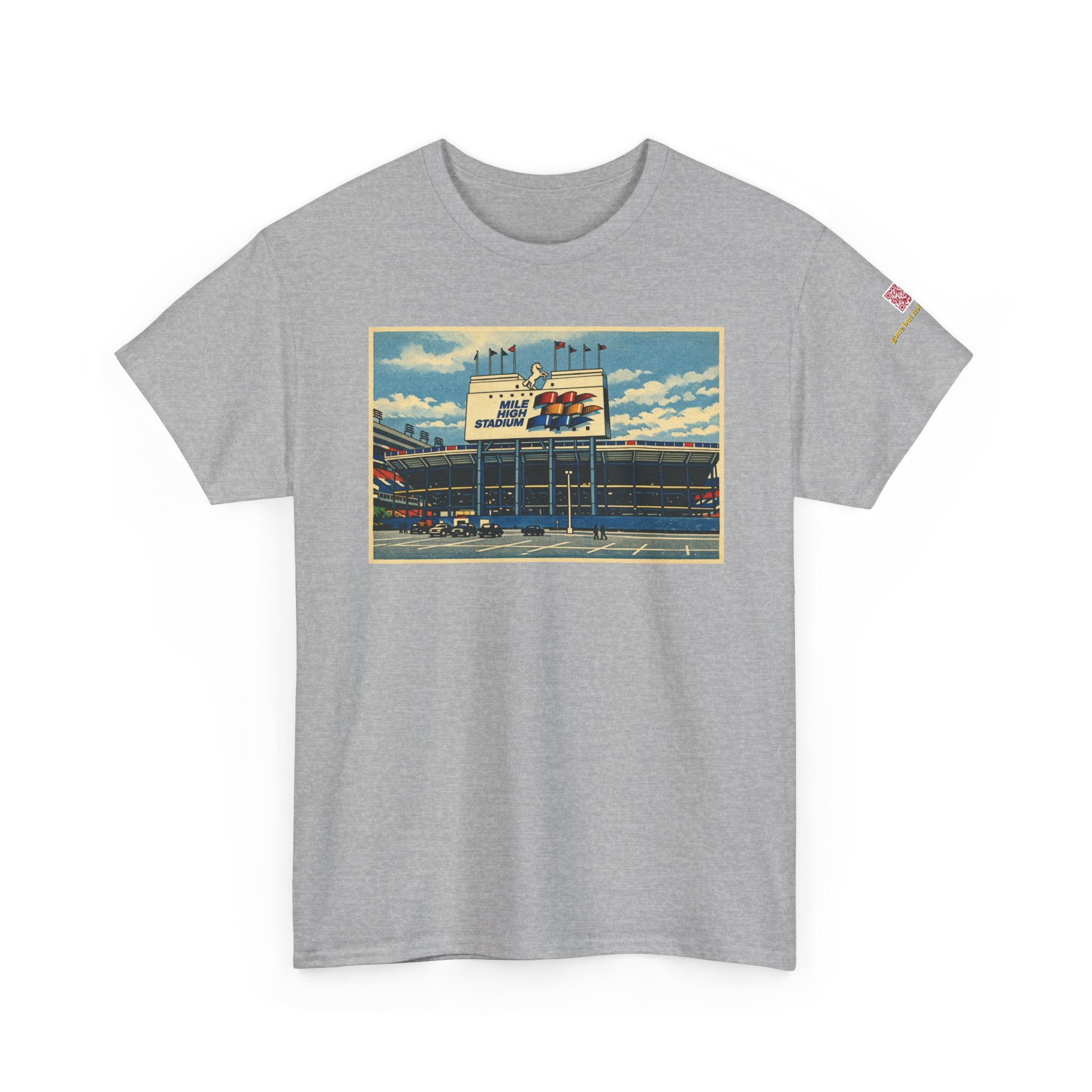 Mile High Stadium - retro pop-art imagining - vintage Denver gear