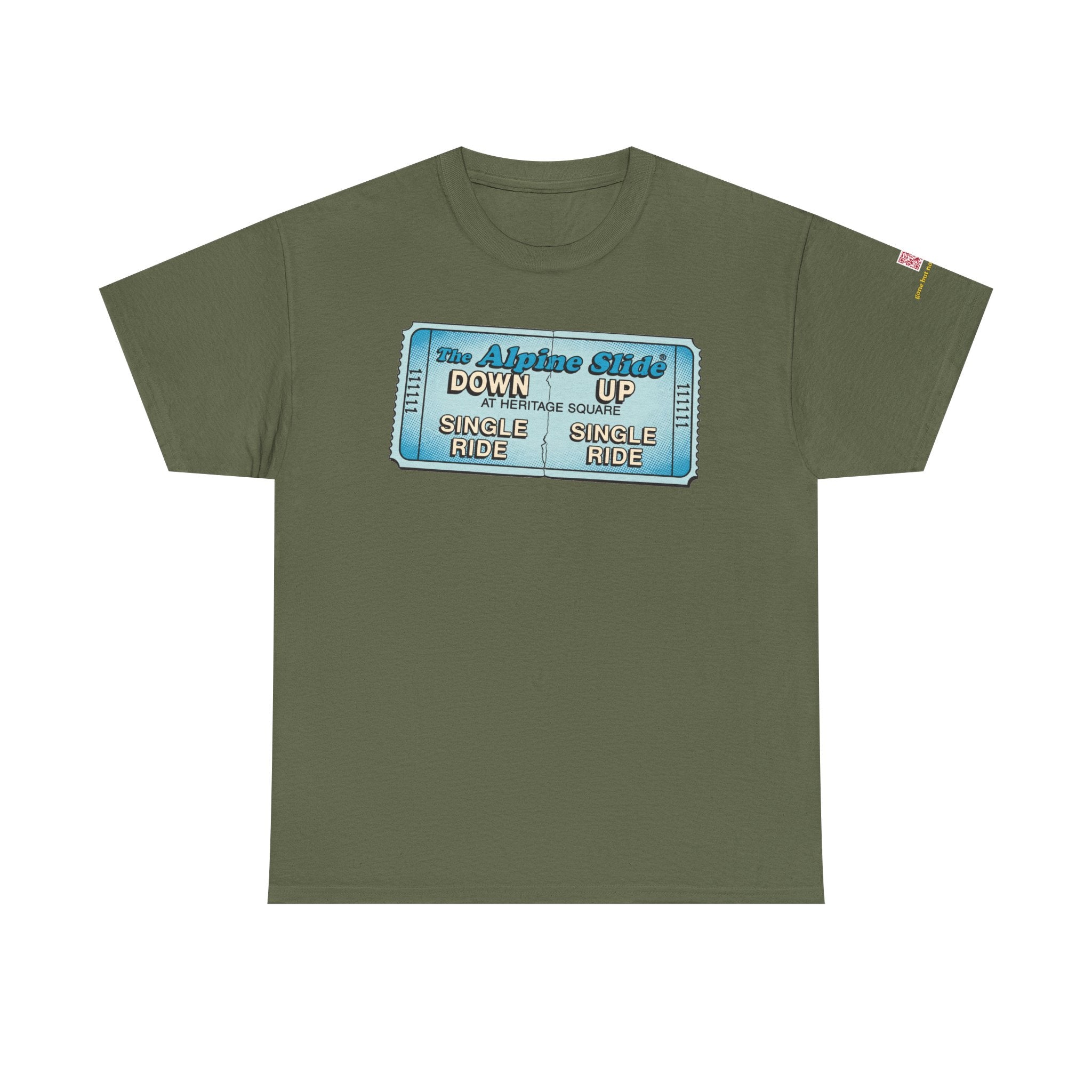 Alpine Slide comic style design- vintage Denver gear