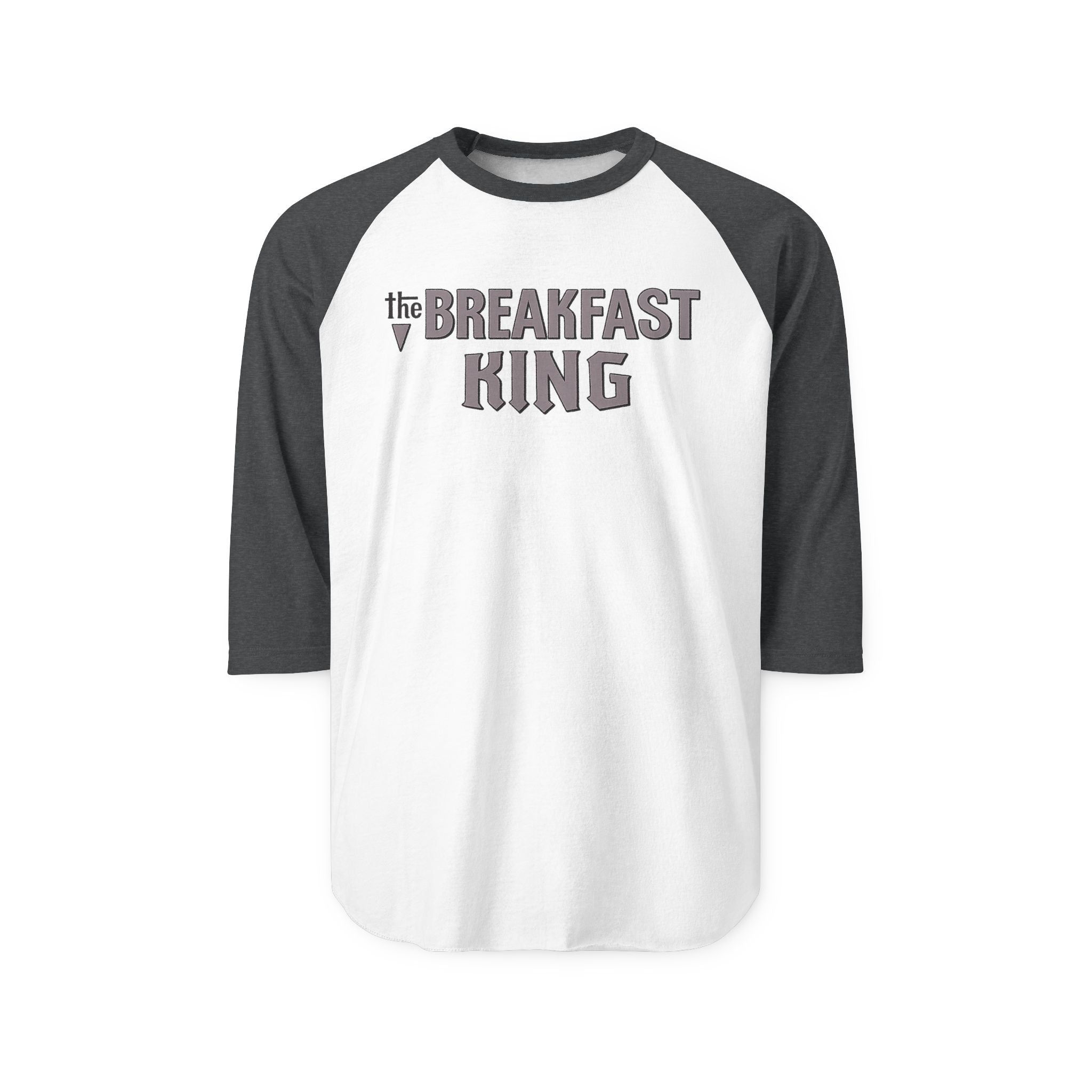 BREAKFAST KING | Retro Baseball Tee