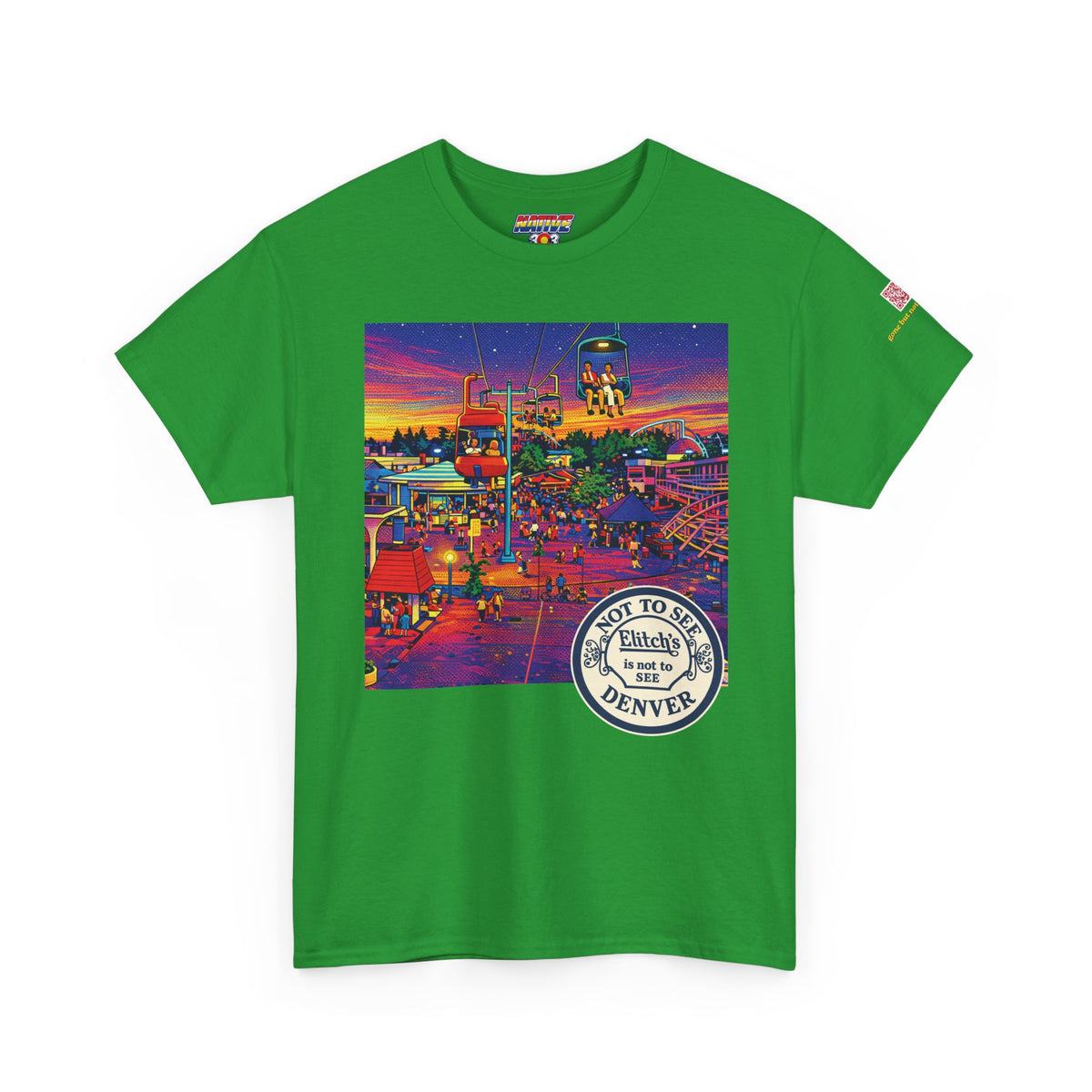 Elitchs neon pop art - vintage Denver gear