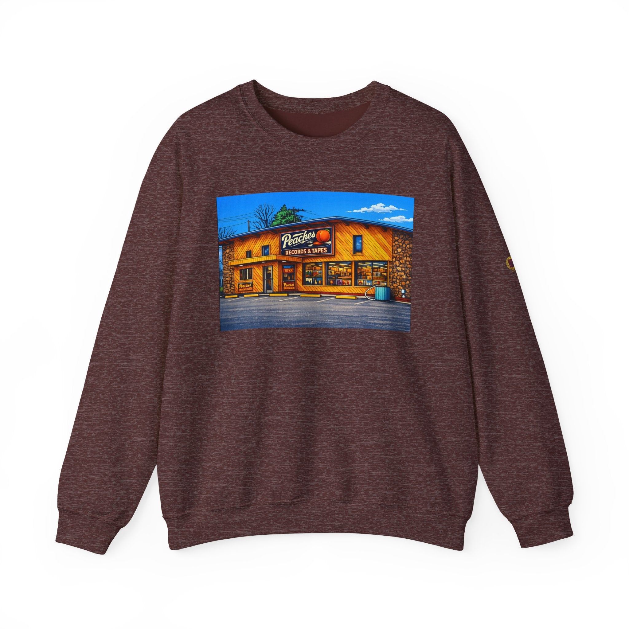 Peaches Records and Tapes (comic style)| Native303 Sweatshirt