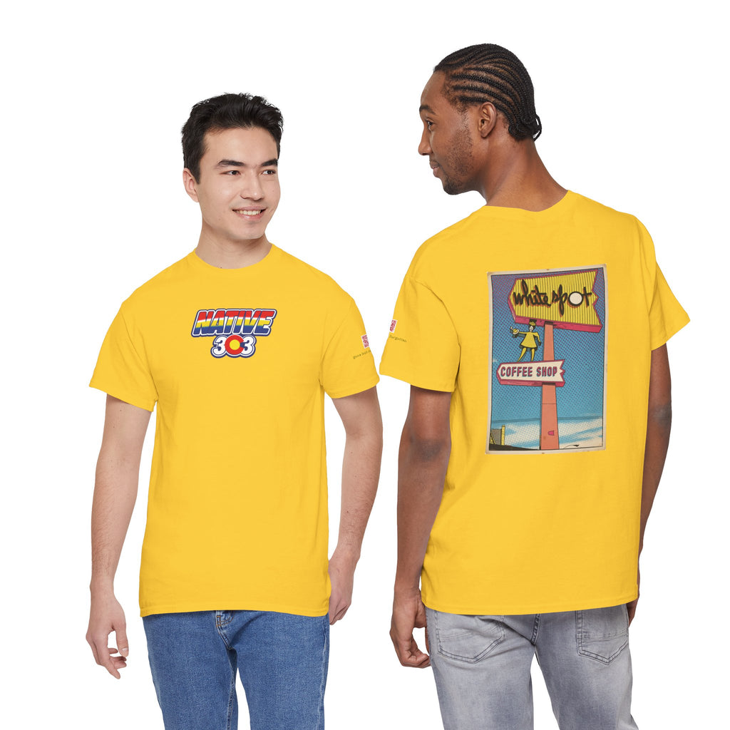 WHITE SPOT sign- Wear Colorado's Greatest Hits