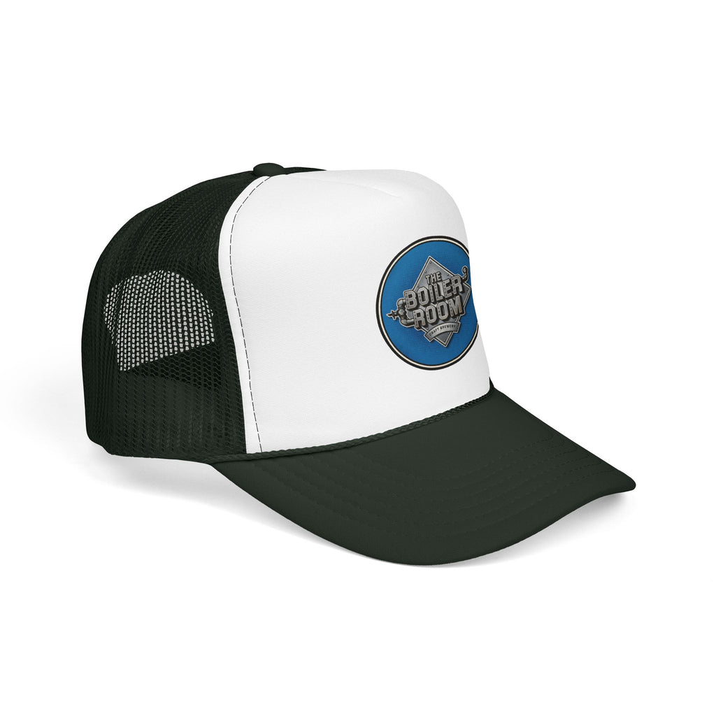 Boiler Room Trucker Hat — Vintage Sailboat Foam Cap