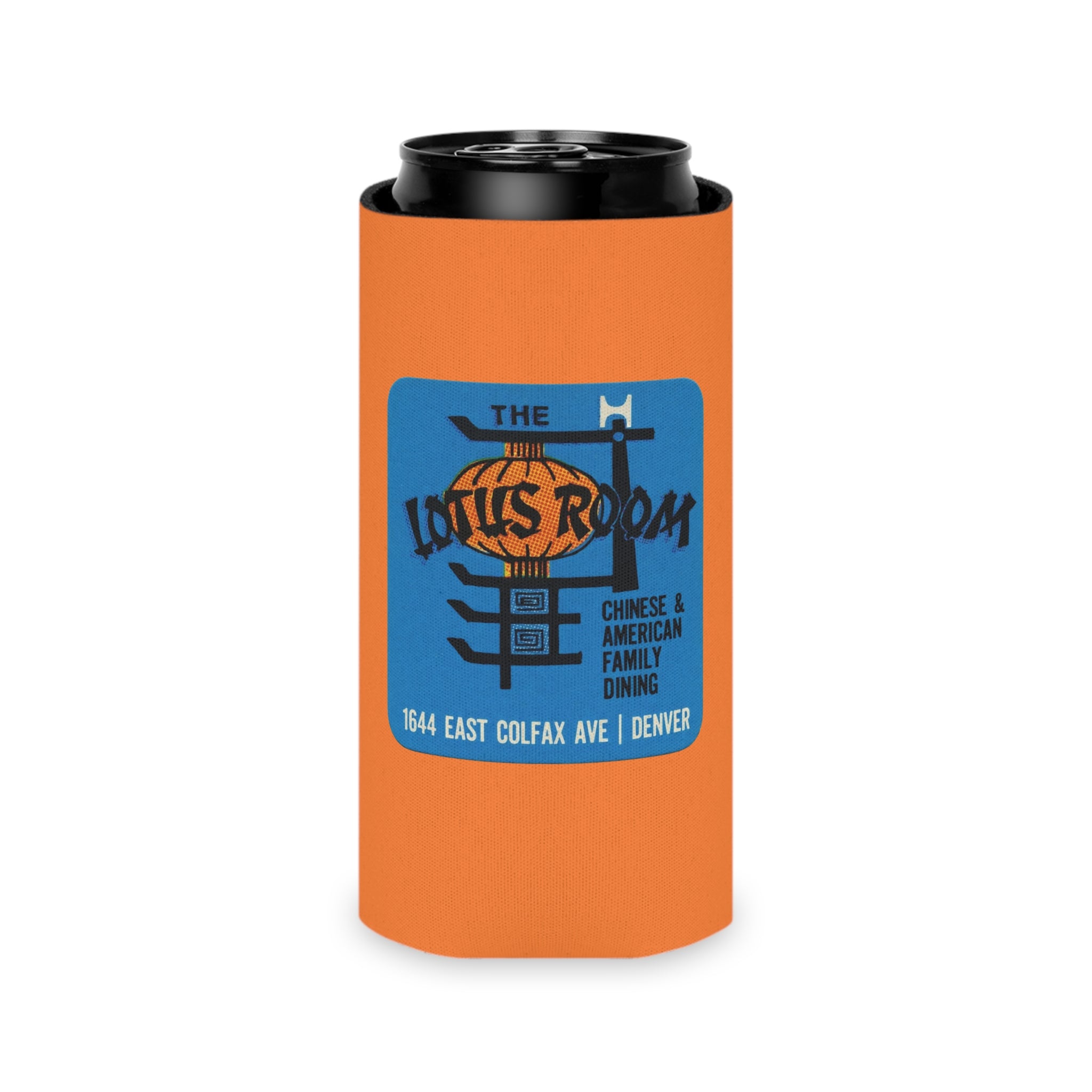 Lotus Room Can Cooler —  Native303 Vintage Denver