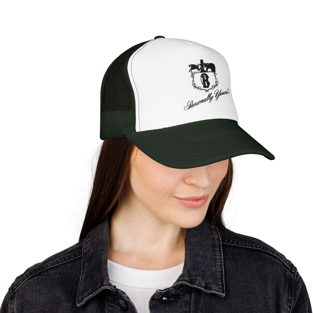 Broker Restaurant Trucker Hat — Vintage Sailboat Foam Cap