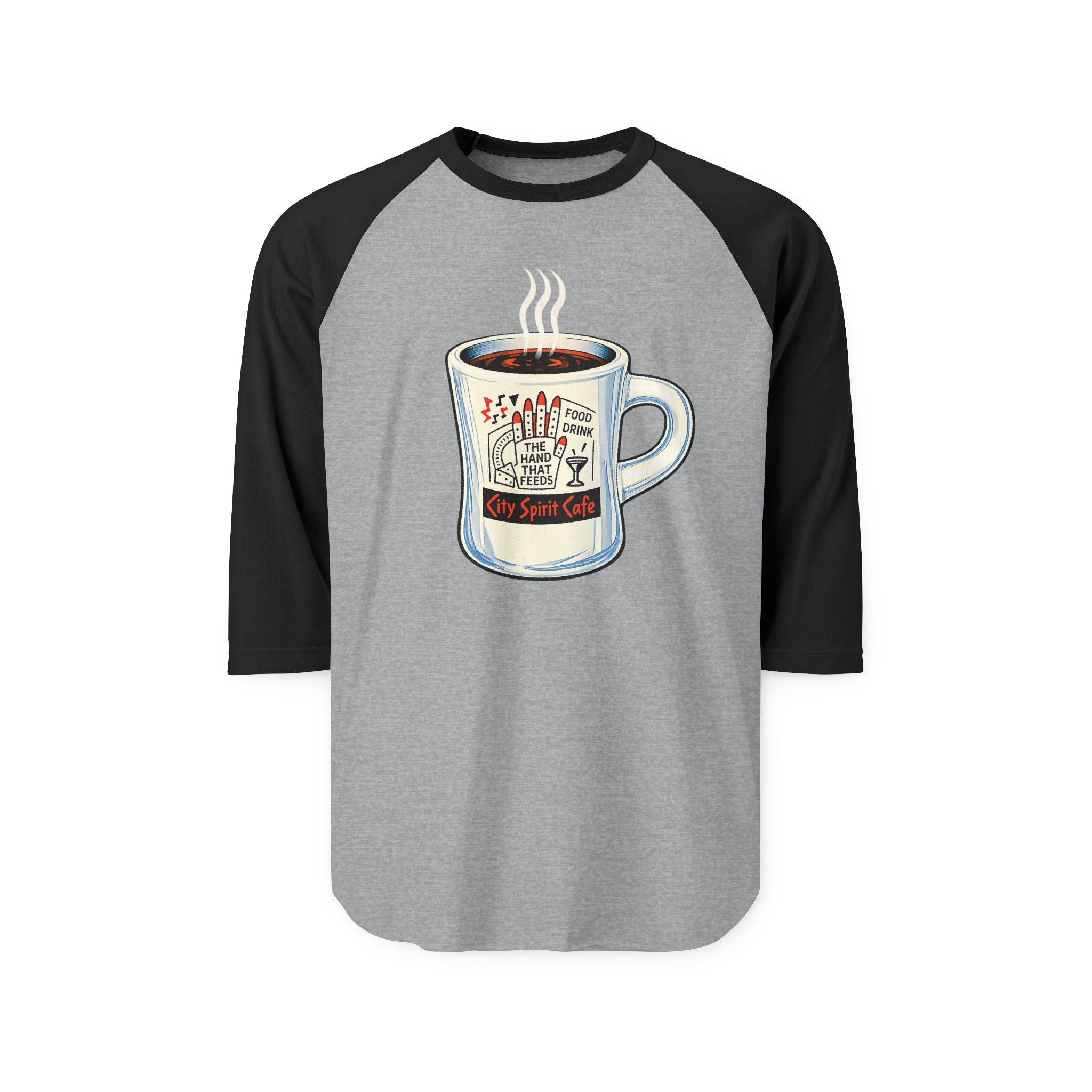 CITY SPIRIT CAFE | Retro Baseball Tee