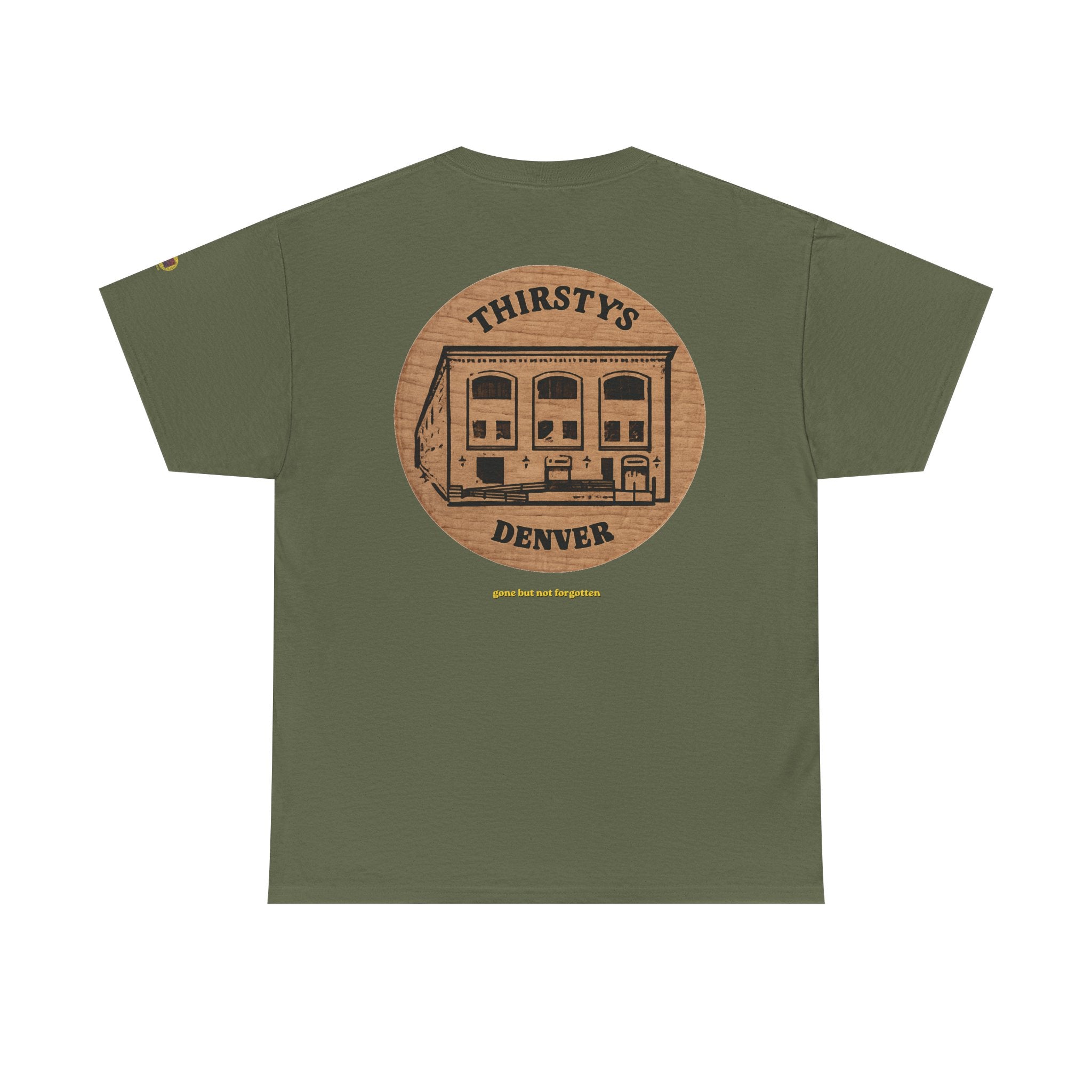THIRSTY'S token - vintage Denver gear