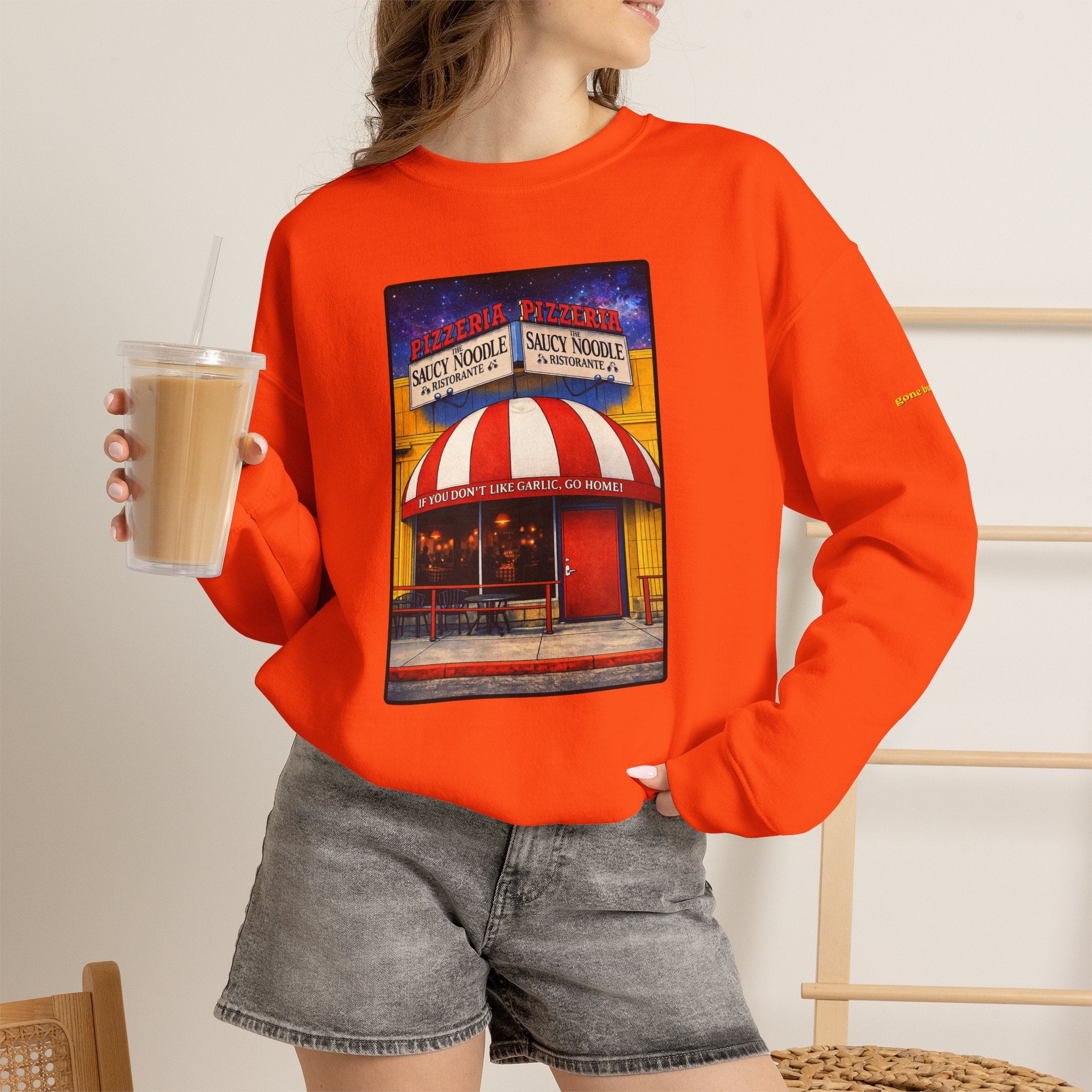 Saucy Noodle Garlic | Native303 Sweatshirt