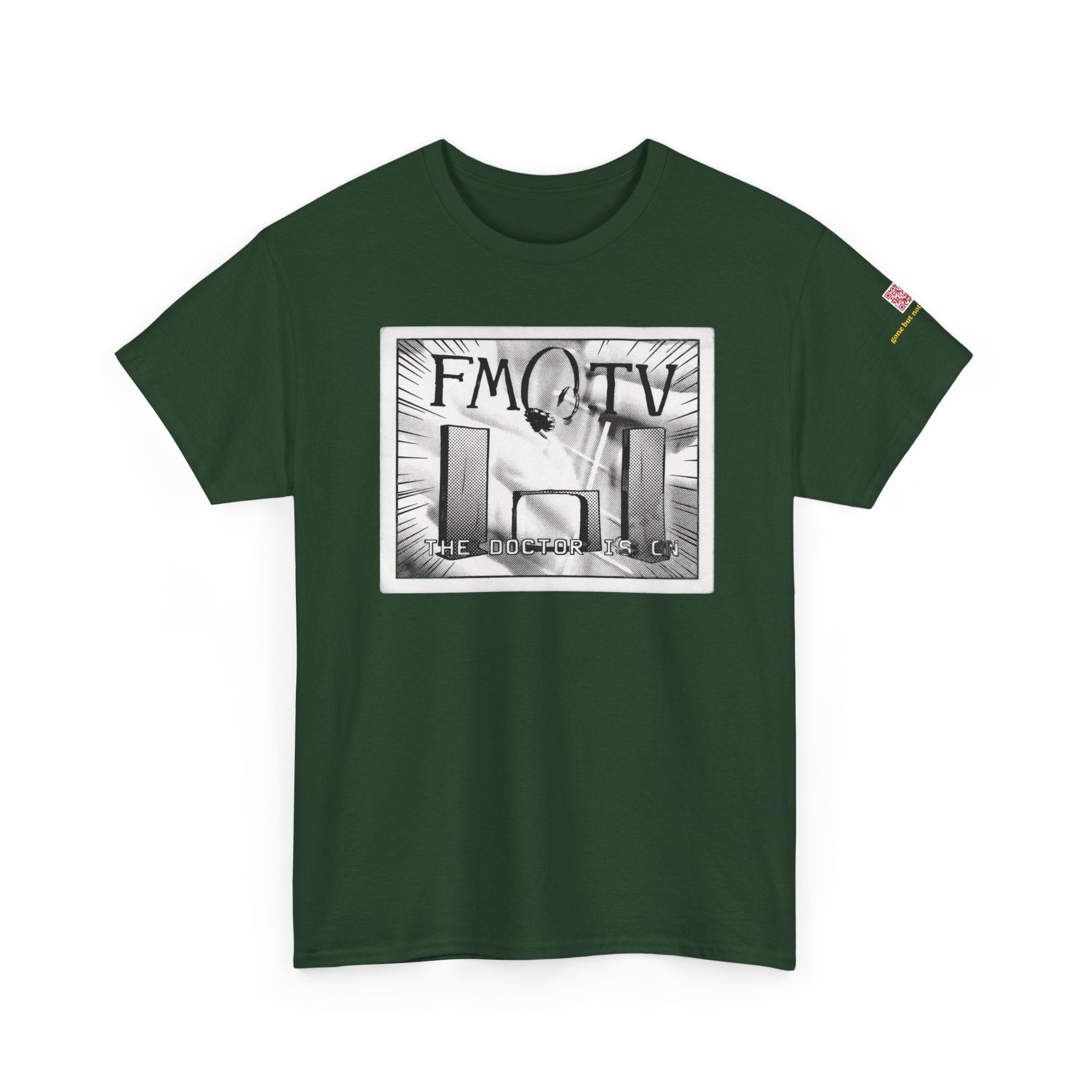 FM/TV (B/W comic style) - vintage Denver gear