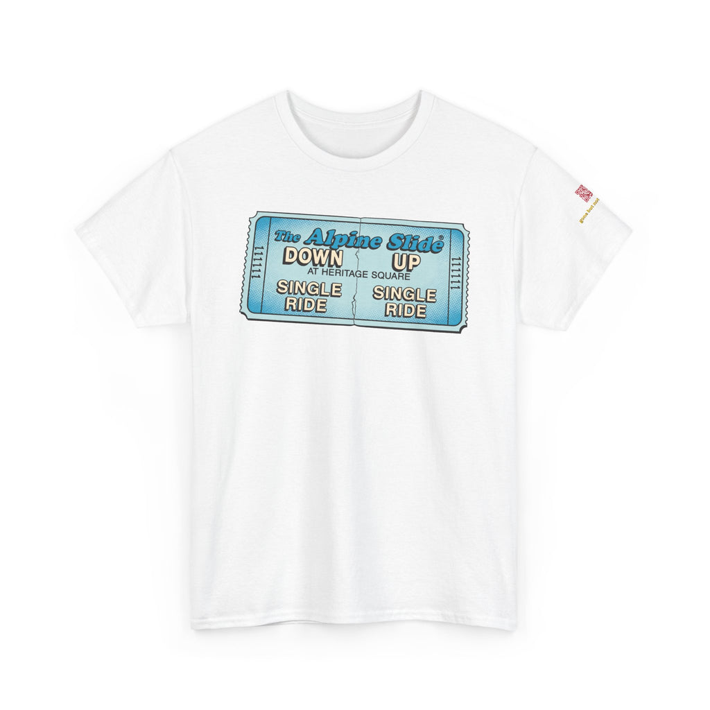 Alpine Slide comic style design- vintage Denver gear