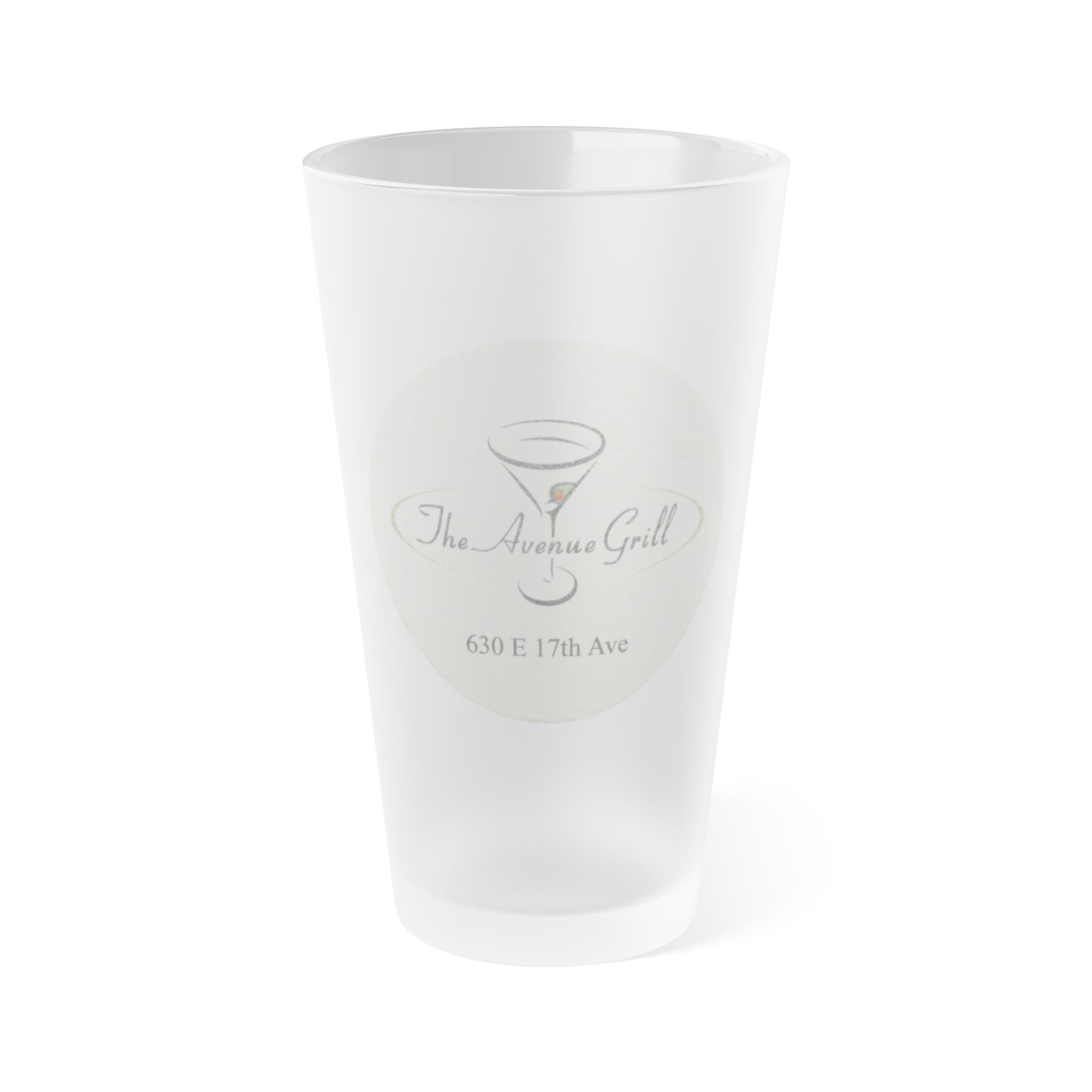THE AVENUE GRILL | Frosted Pint Glass 16oz