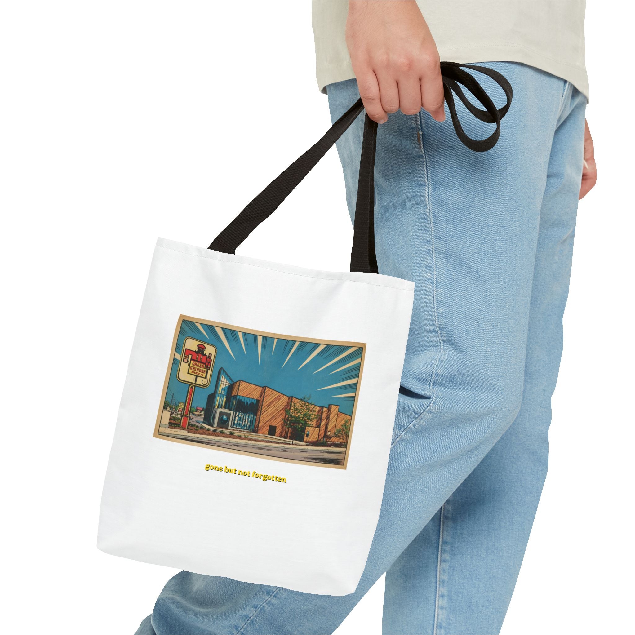 Organ Grinder (comic style) Tote