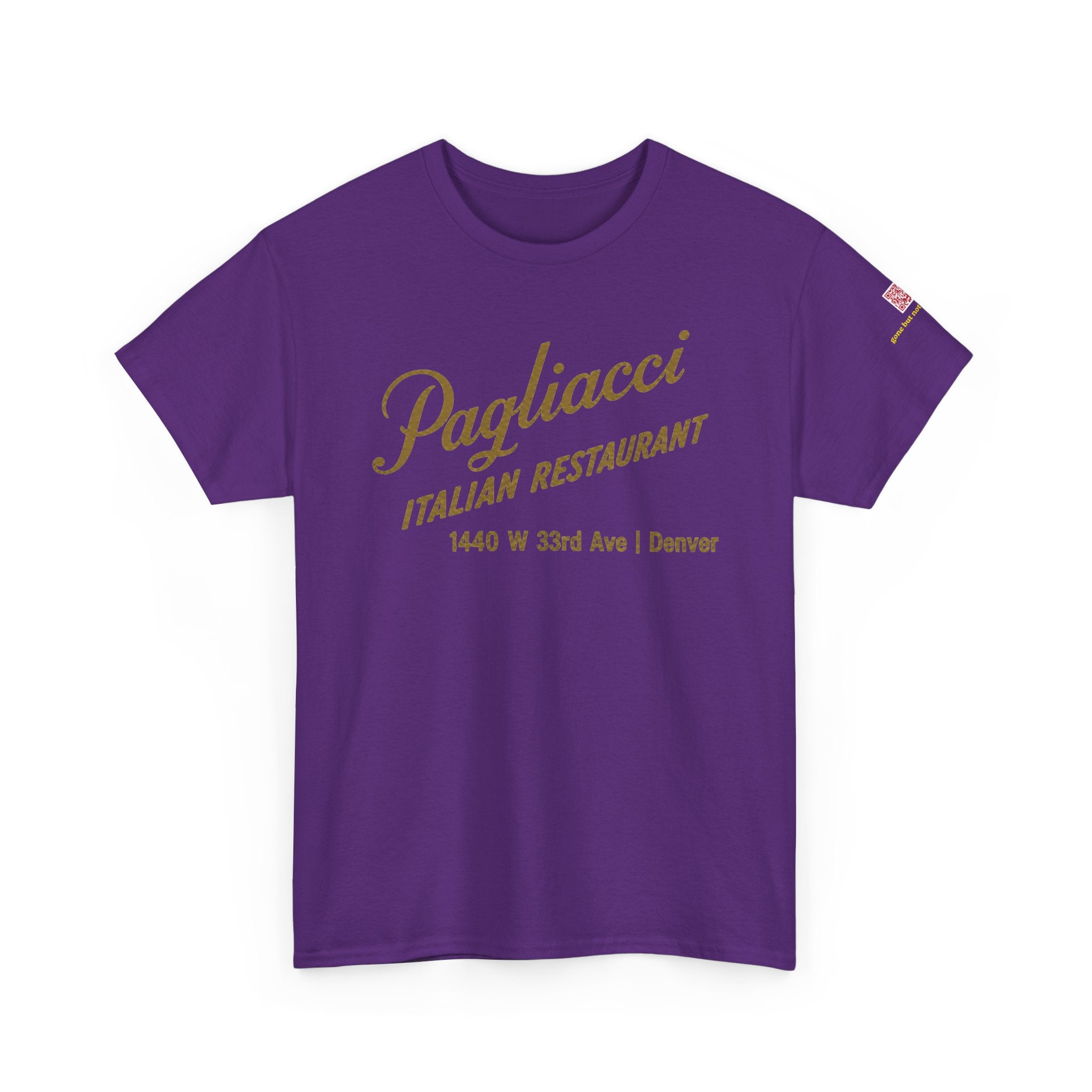 Pagliacci Italian restaurant - vintage Denver gear