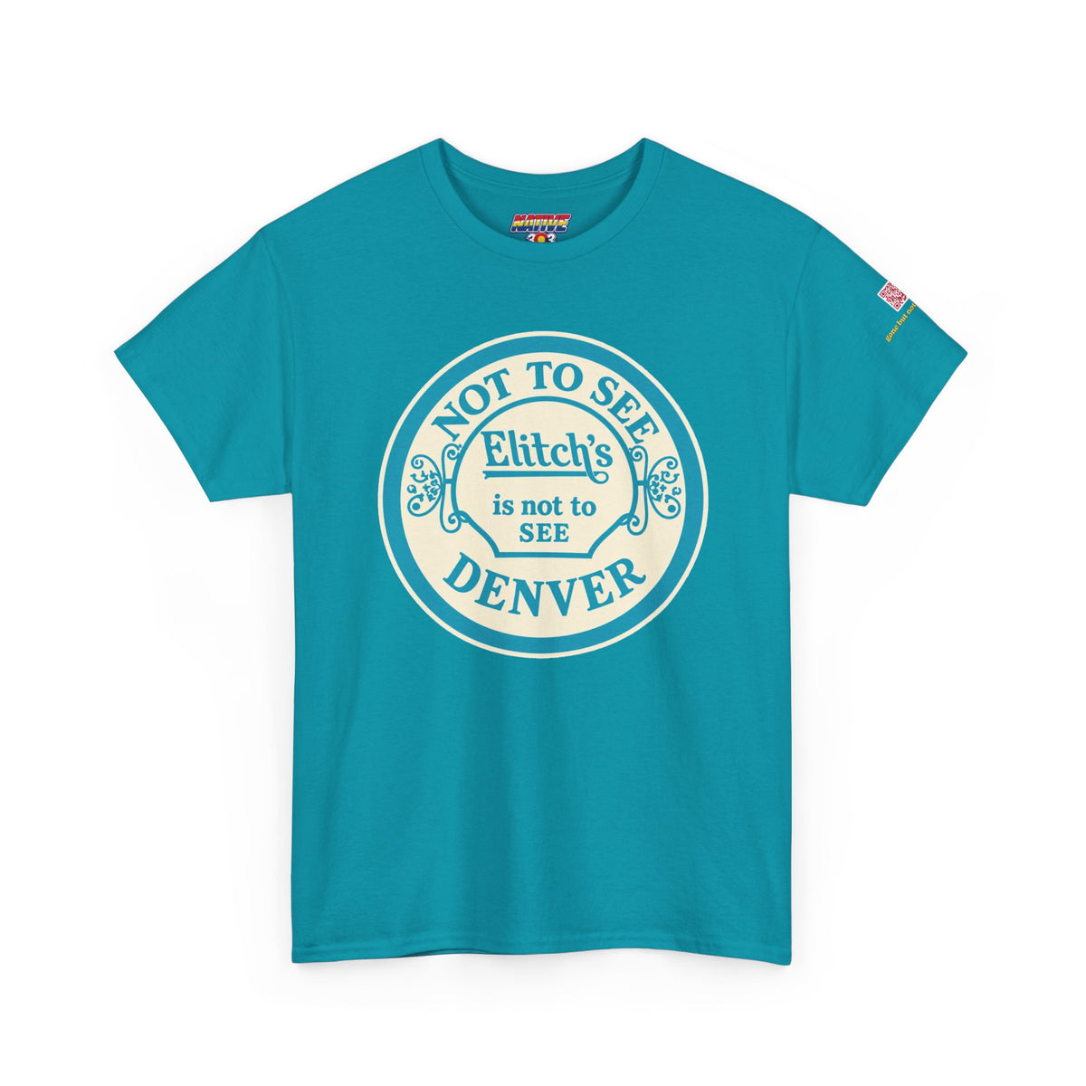 Elitch Gardens TURQUOISE- vintage Denver gear