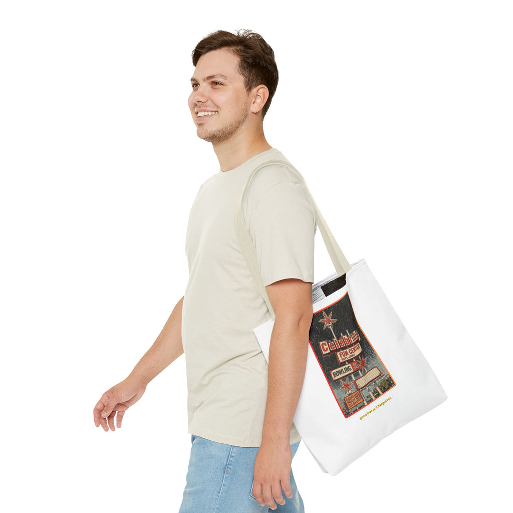 Celebrity Fun Center (pencil drawing) Tote