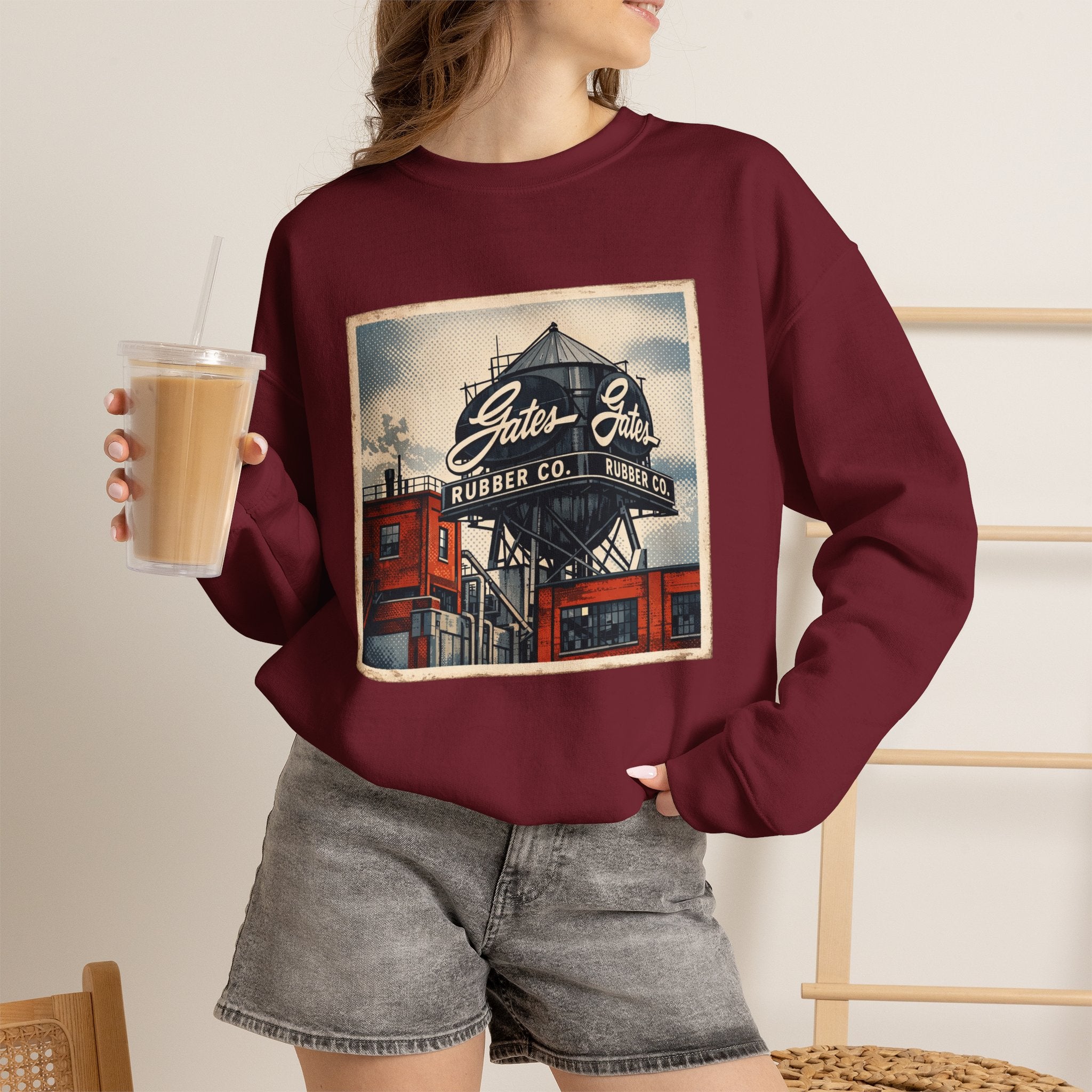 Gate's Rubber Company water tower | Native303 Sweatshirt