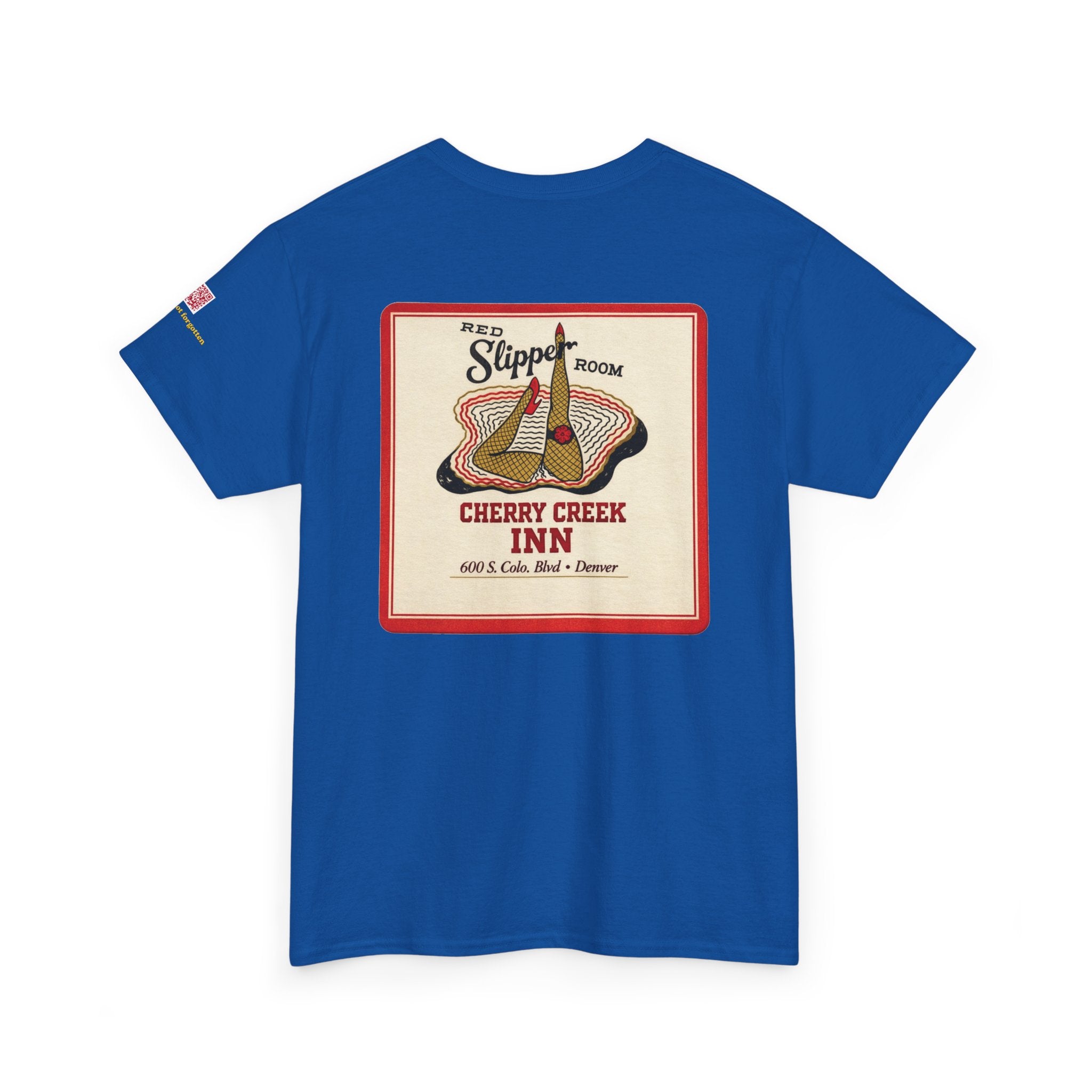CHERRY CREEK INN - RED SLIPPER - vintage Denver gear