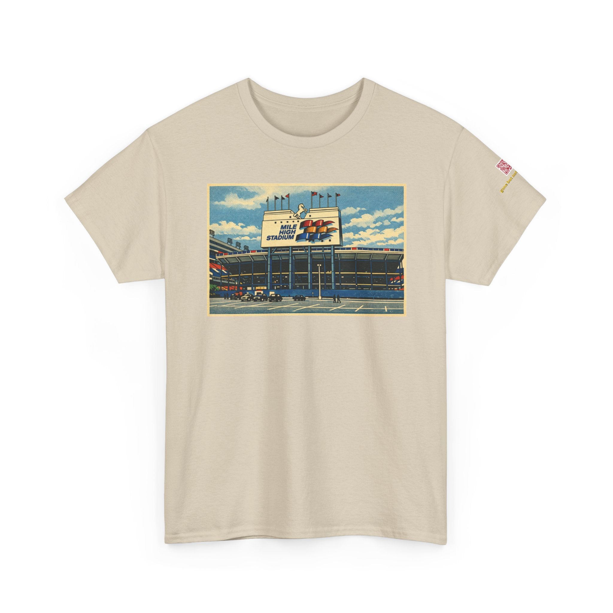 Mile High Stadium - retro pop-art imagining - vintage Denver gear