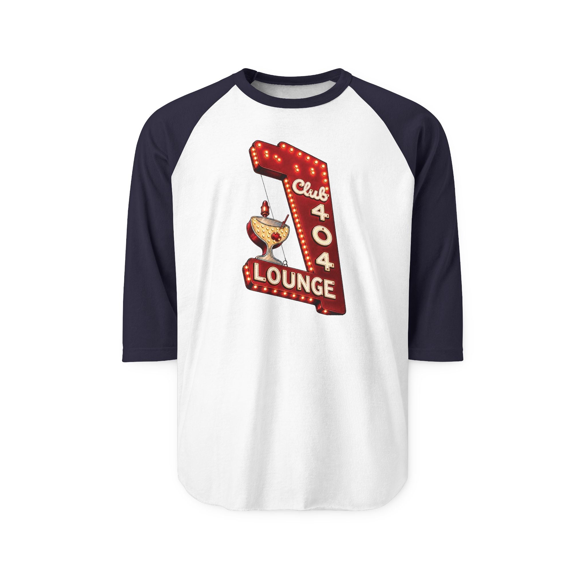 CLUB 404 LOUNGE | Retro Baseball Tee