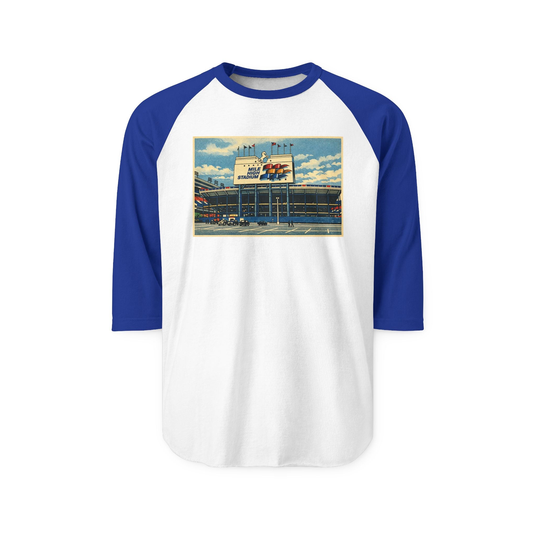 MILE HIGH STADIUM | Retro Baseball Tee
